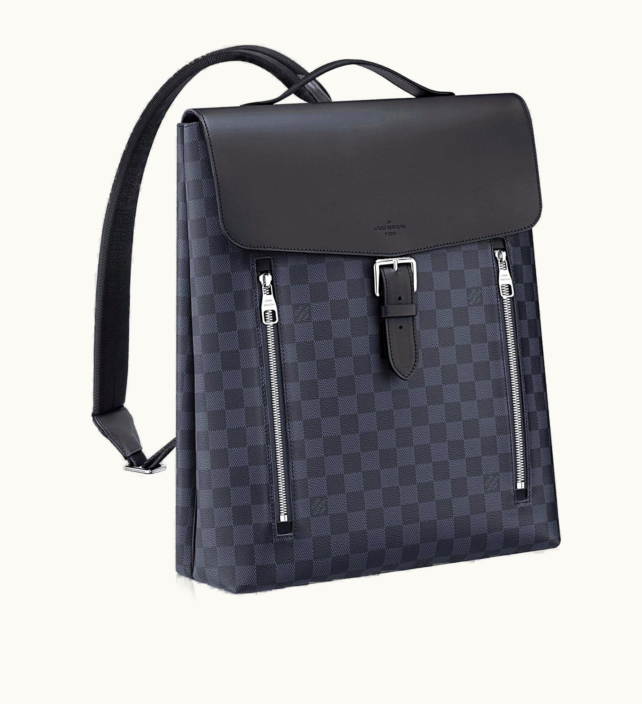 Louis Vuitton Louis Vuitton Backpack Newport Damier Cobalt Black Midnight Blue