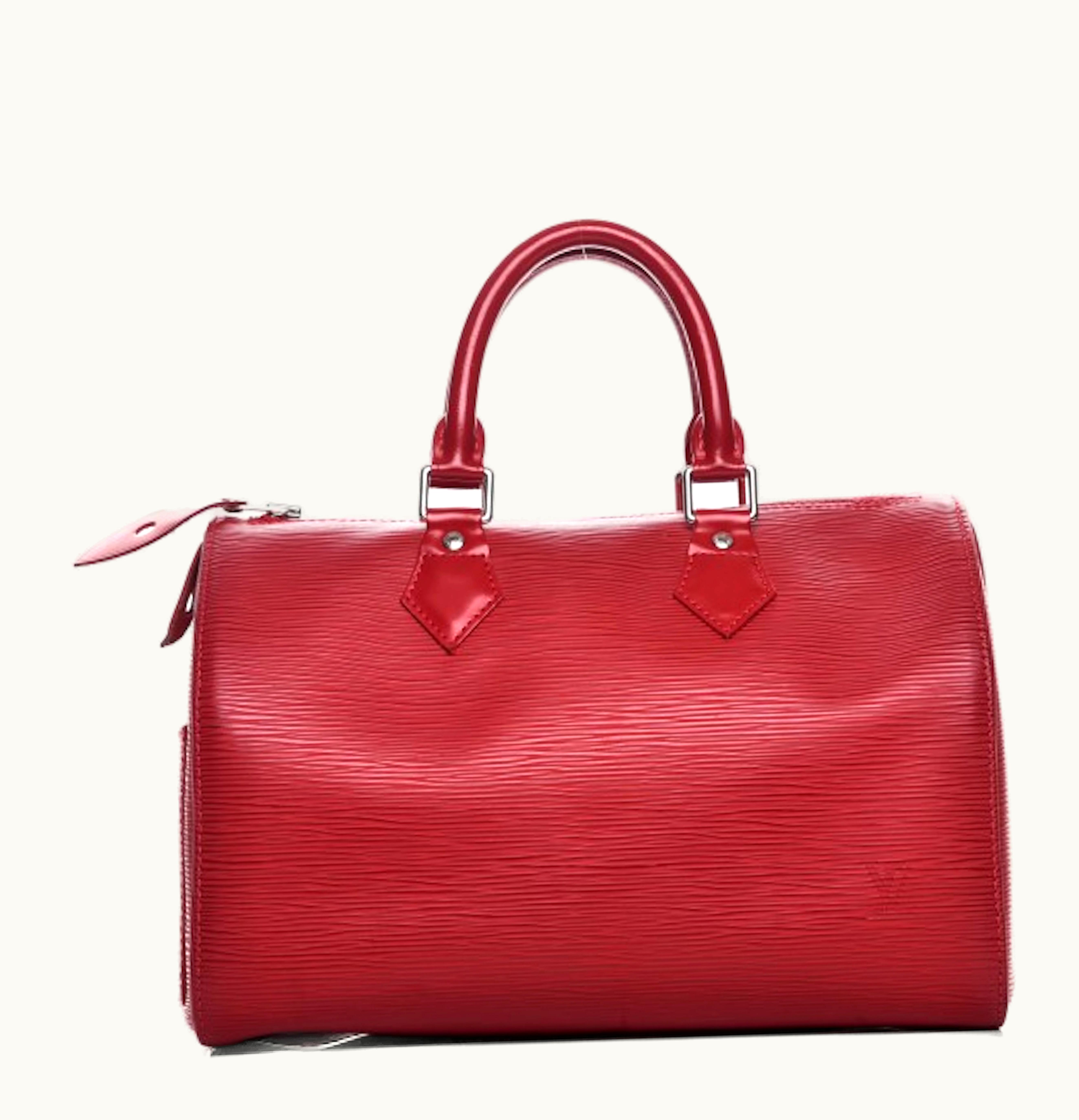Louis Vuitton Louis Vuitton Speedy Epi Without Accessories 25 Red