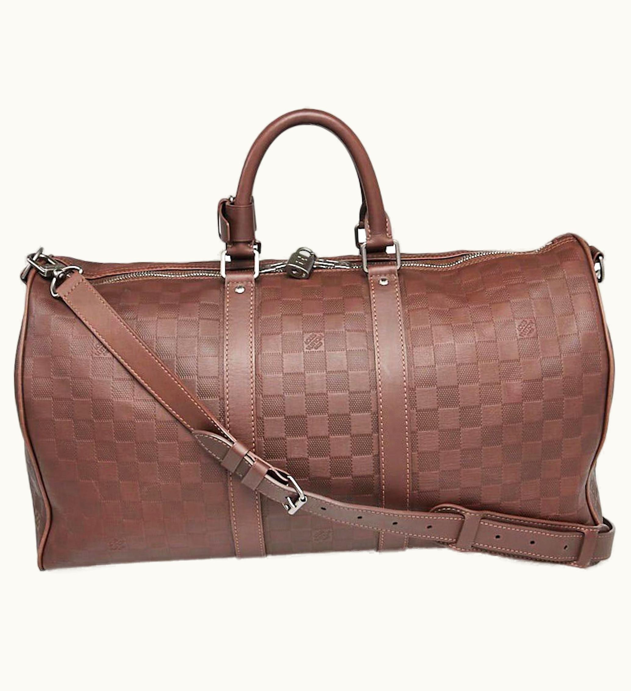 Louis Vuitton Louis Vuitton Keepall Bandouliere Damier Infini 45 Ombre