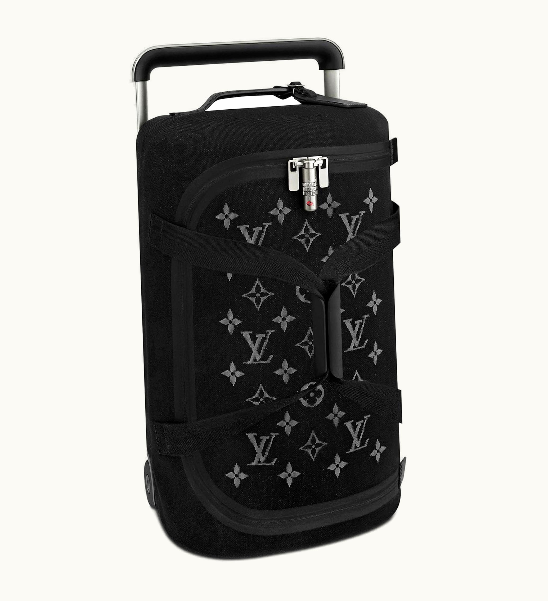 Louis Vuitton Louis Vuitton Horizon Duffle Soft Jacquard 55 Black