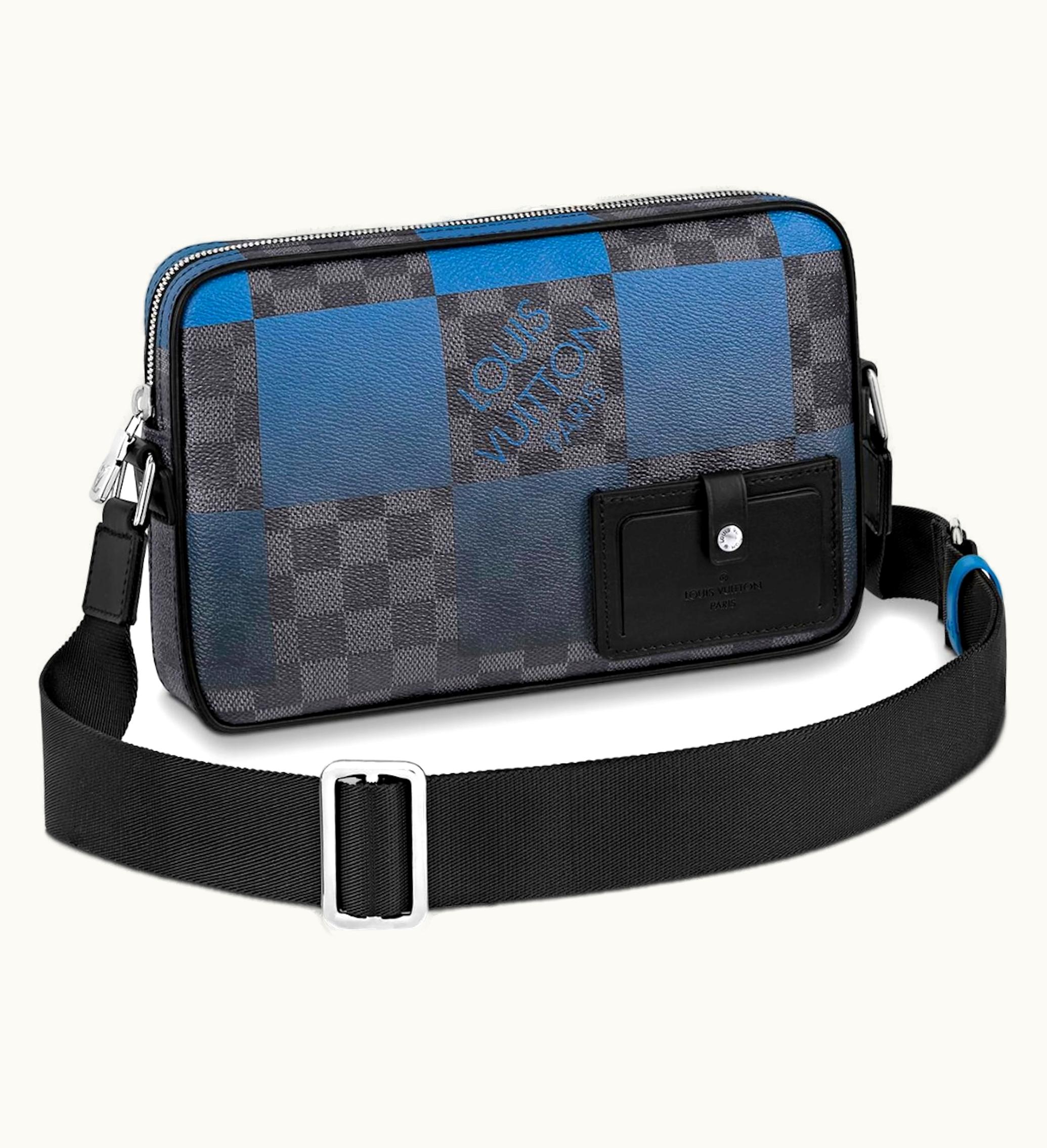 Louis Vuitton Louis Vuitton Alpha Messenger Damier Graphite Giant Blue