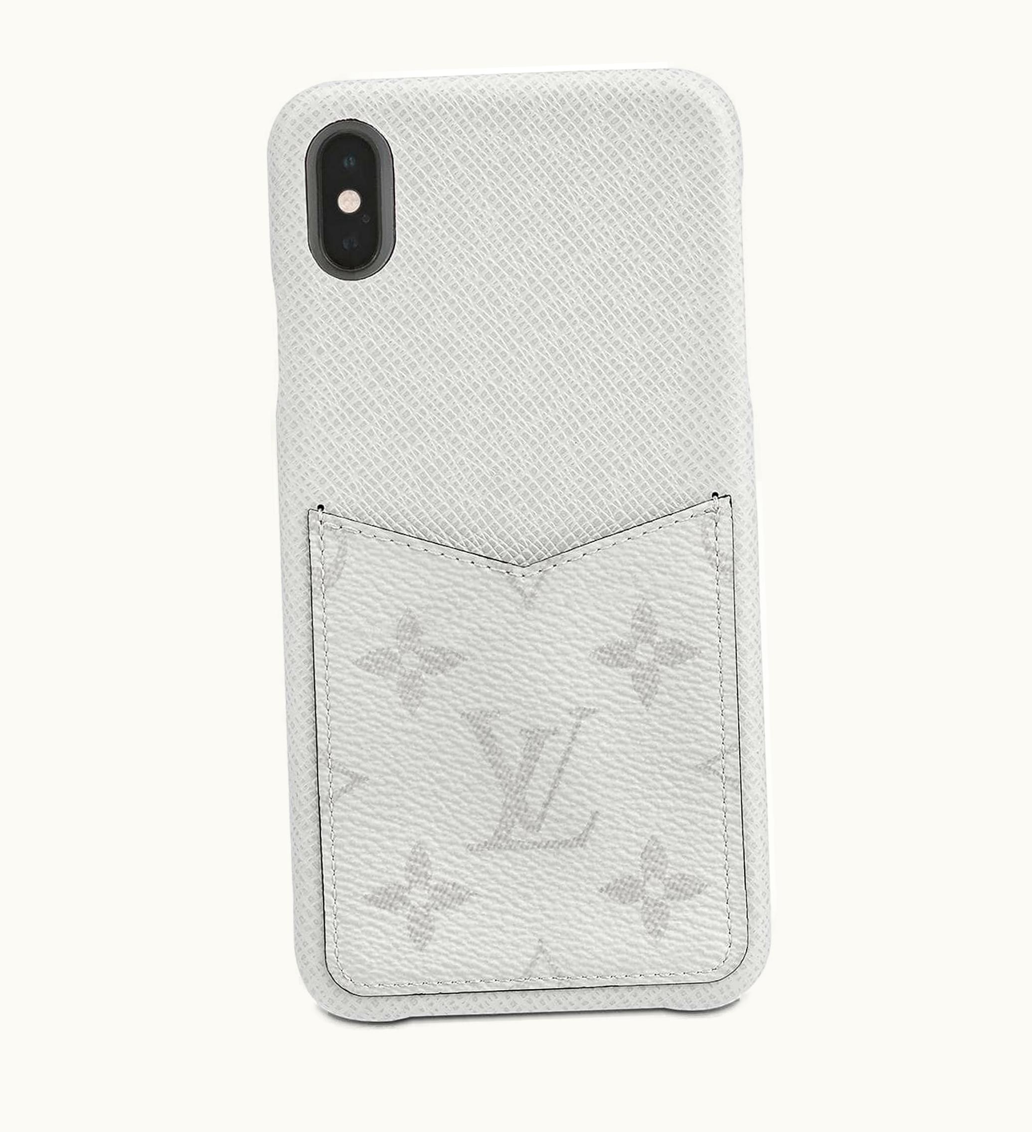 Louis Vuitton Louis Vuitton Iphone Case Monogram Antarctica Taiga XS Max White