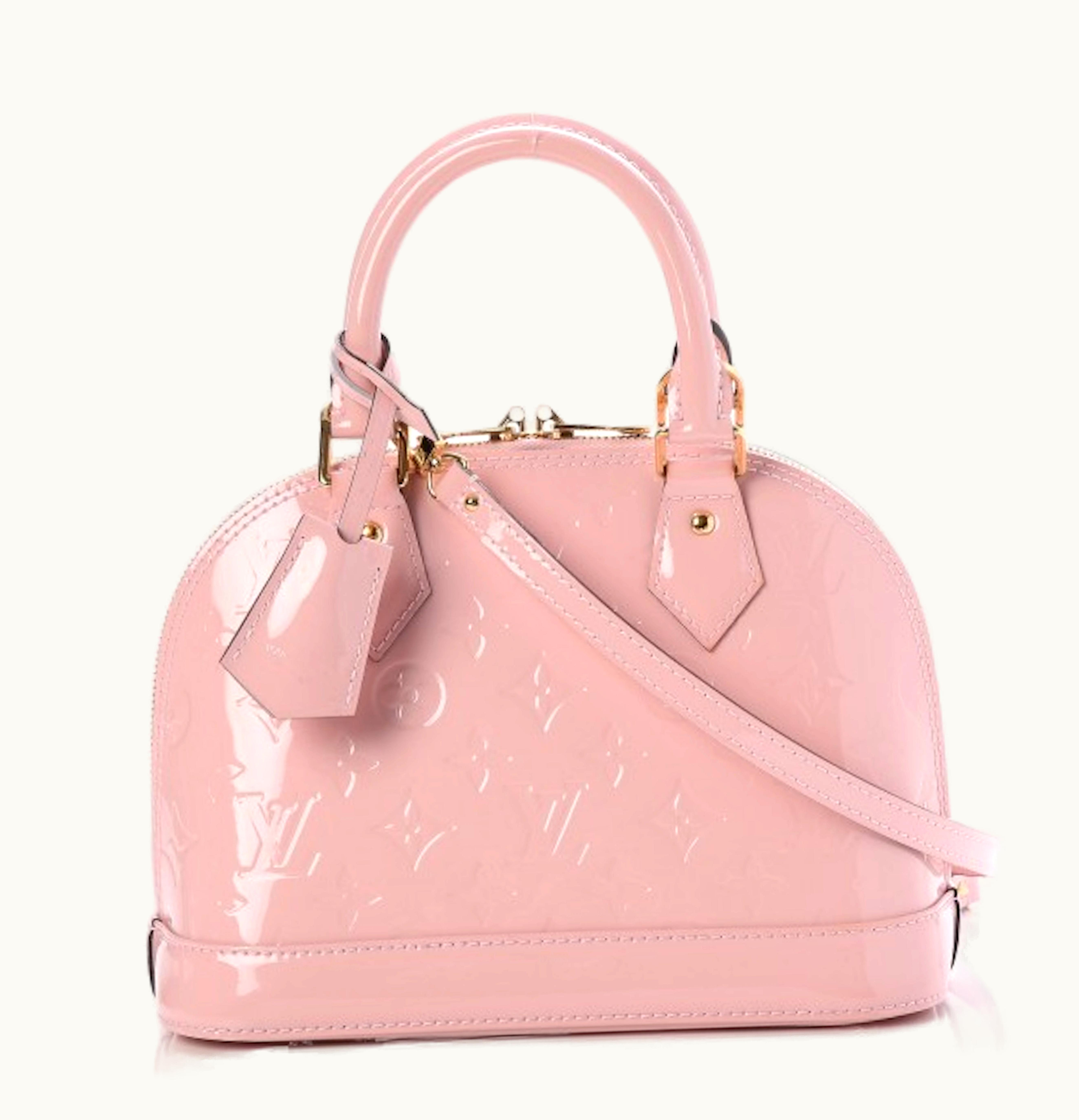 Louis Vuitton Louis Vuitton Alma Monogram Vernis BB Rose Ballerine