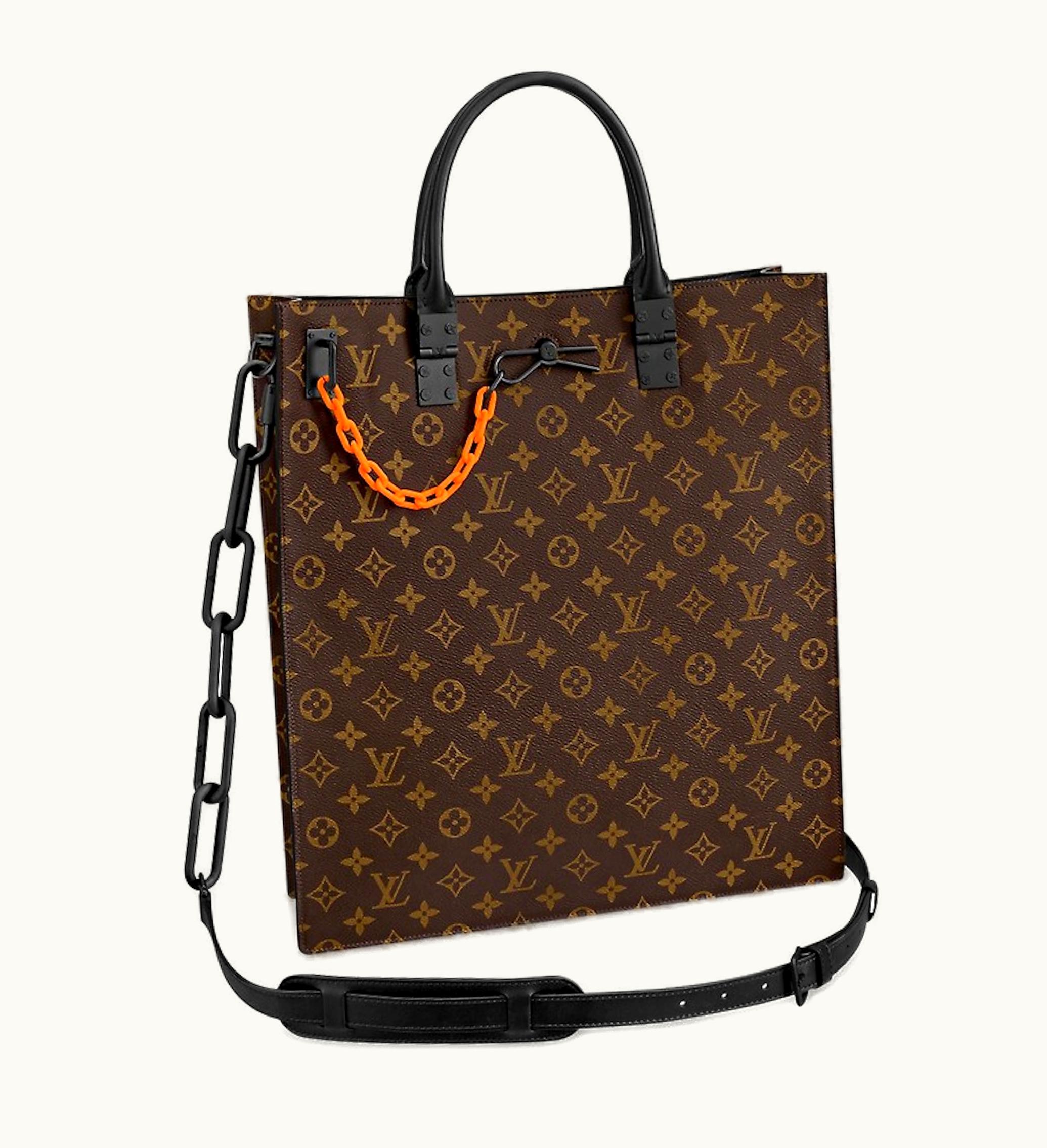 Louis Vuitton Louis Vuitton Sac Plat Monogram Solar Ray Orange Brown