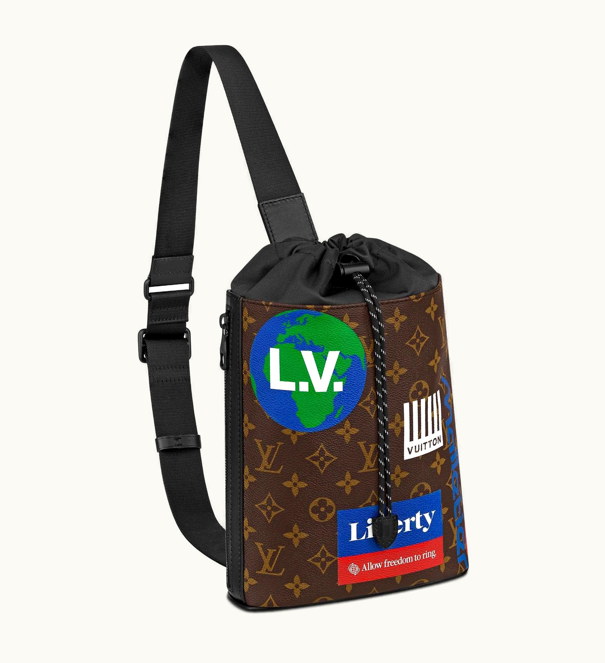 Louis Vuitton Louis Vuitton Chalk Sling Bag Monogram Logo Story Brown