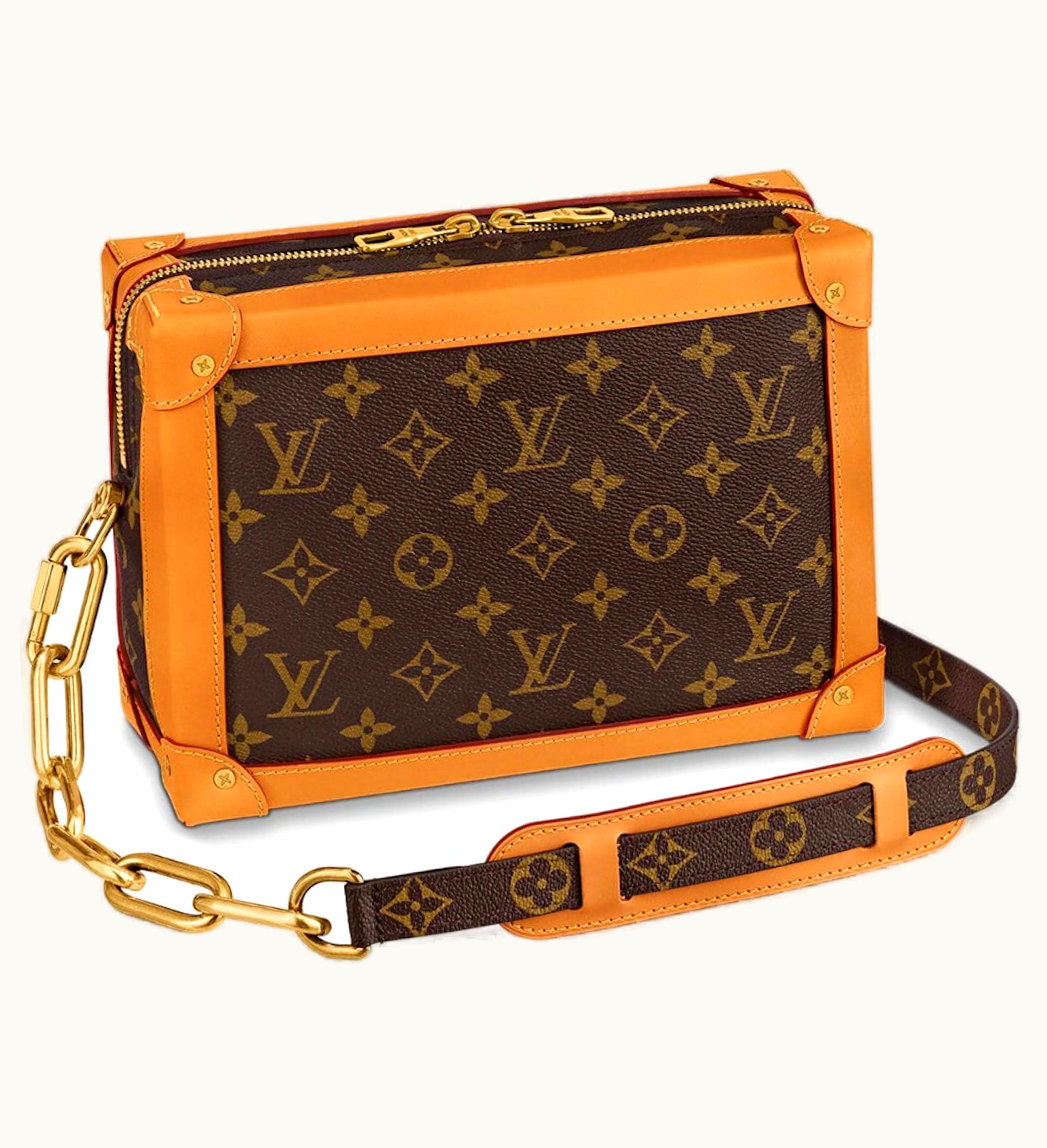 Louis Vuitton Louis Vuitton Soft Trunk Monogram Gold Tone Brown