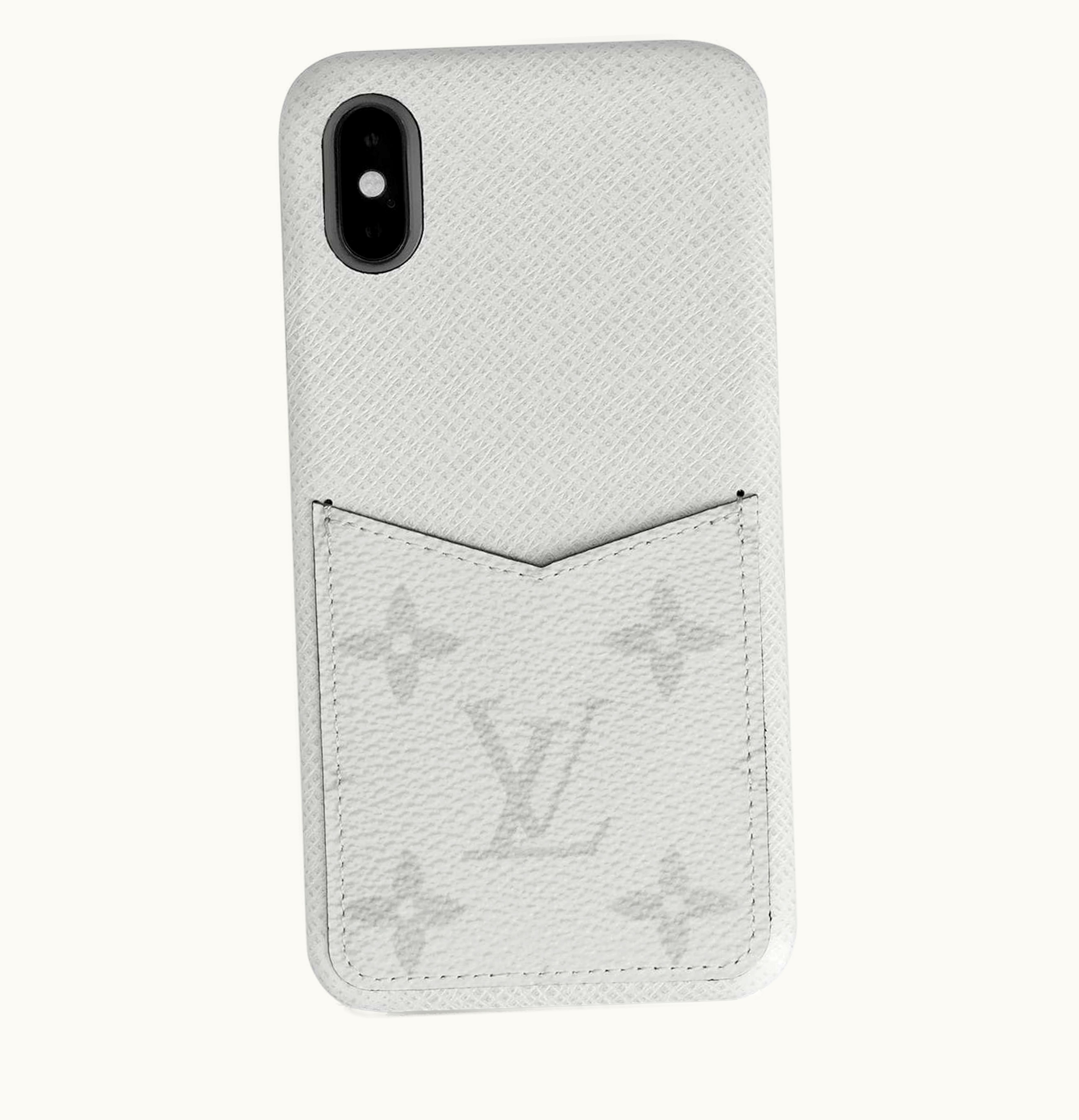 Louis Vuitton Louis Vuitton Iphone Case Monogram Antarctica Taiga XS White