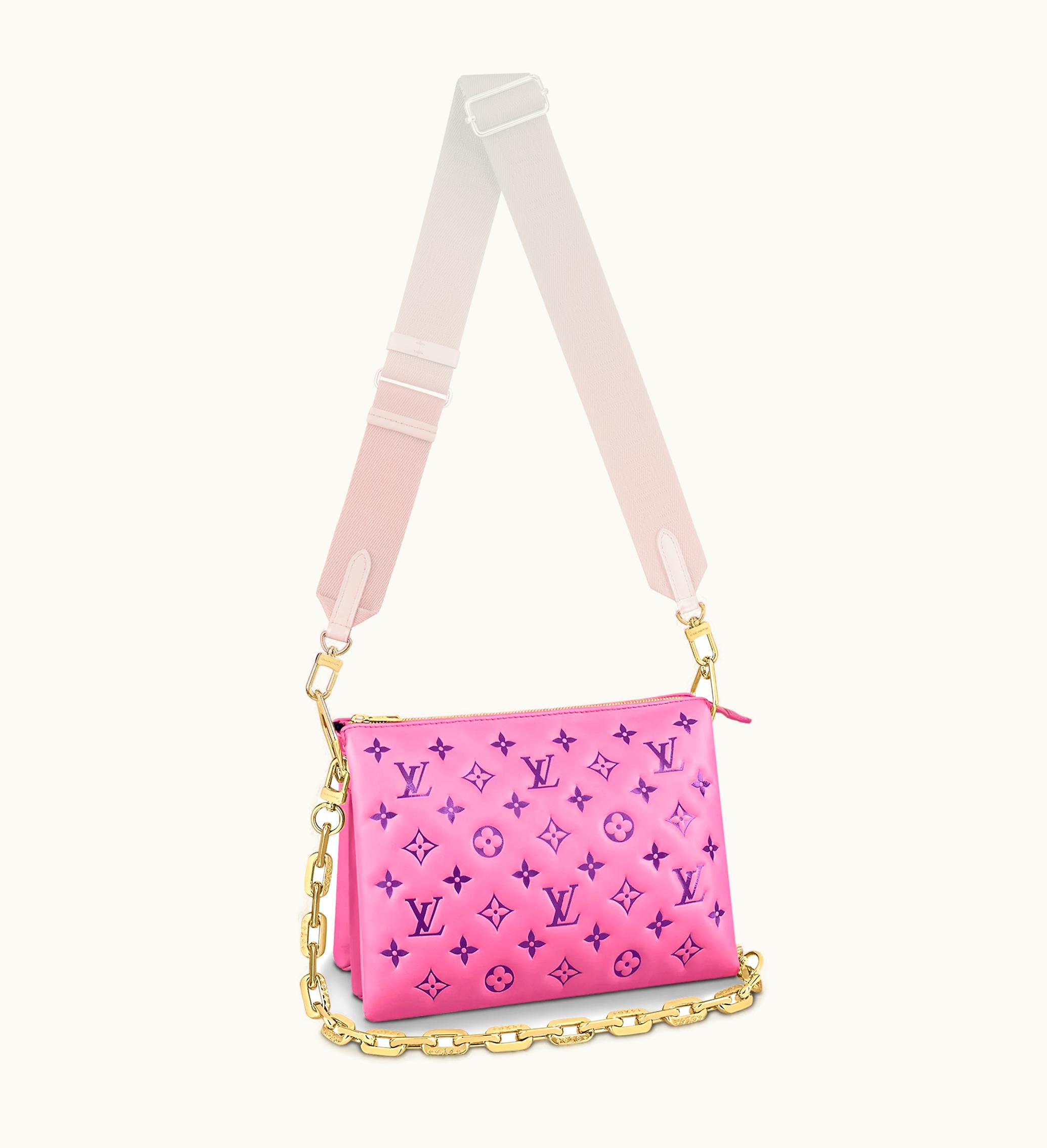 Louis Vuitton Louis Vuitton Coussin PM Monogram Embossed Pink Purple