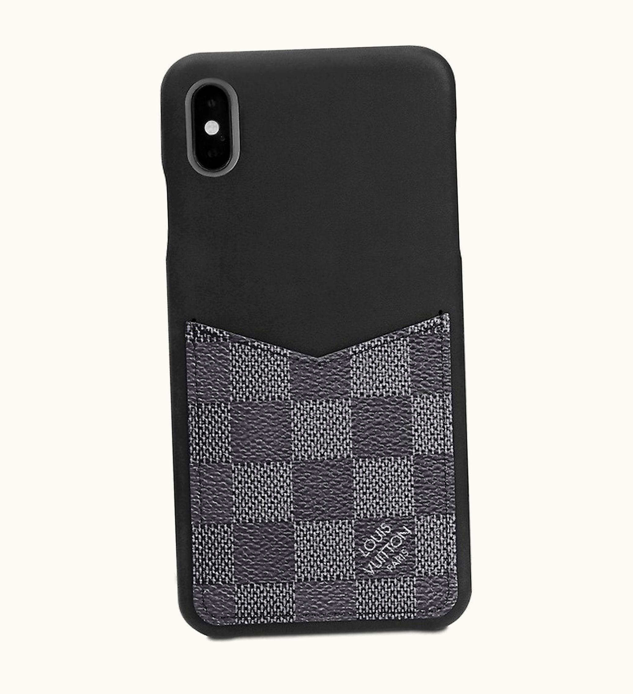 Louis Vuitton Louis Vuitton Iphone Case Damier Graphite XS Max Black