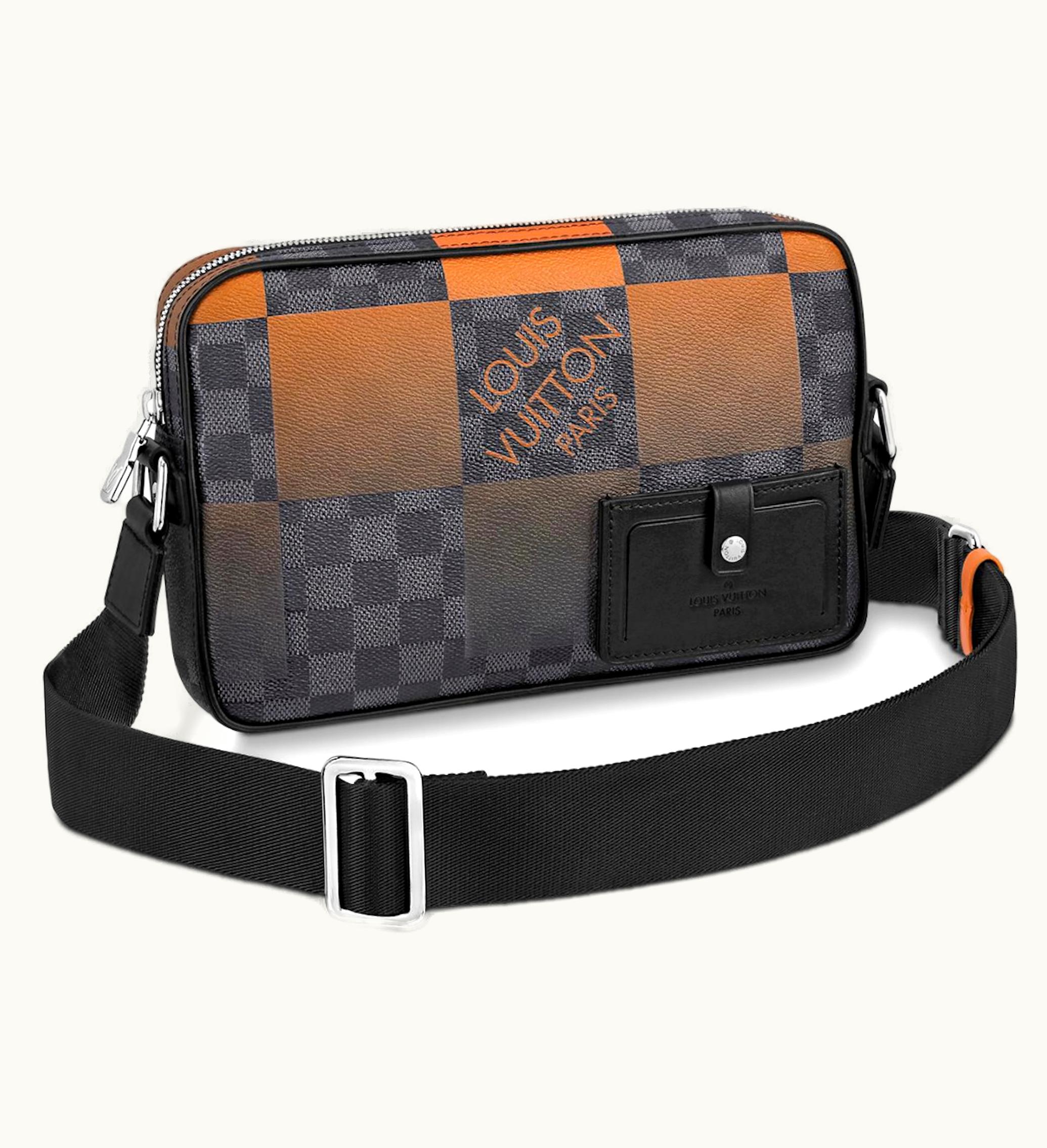 Louis Vuitton Louis Vuitton Alpha Messenger Damier Graphite Giant Orange