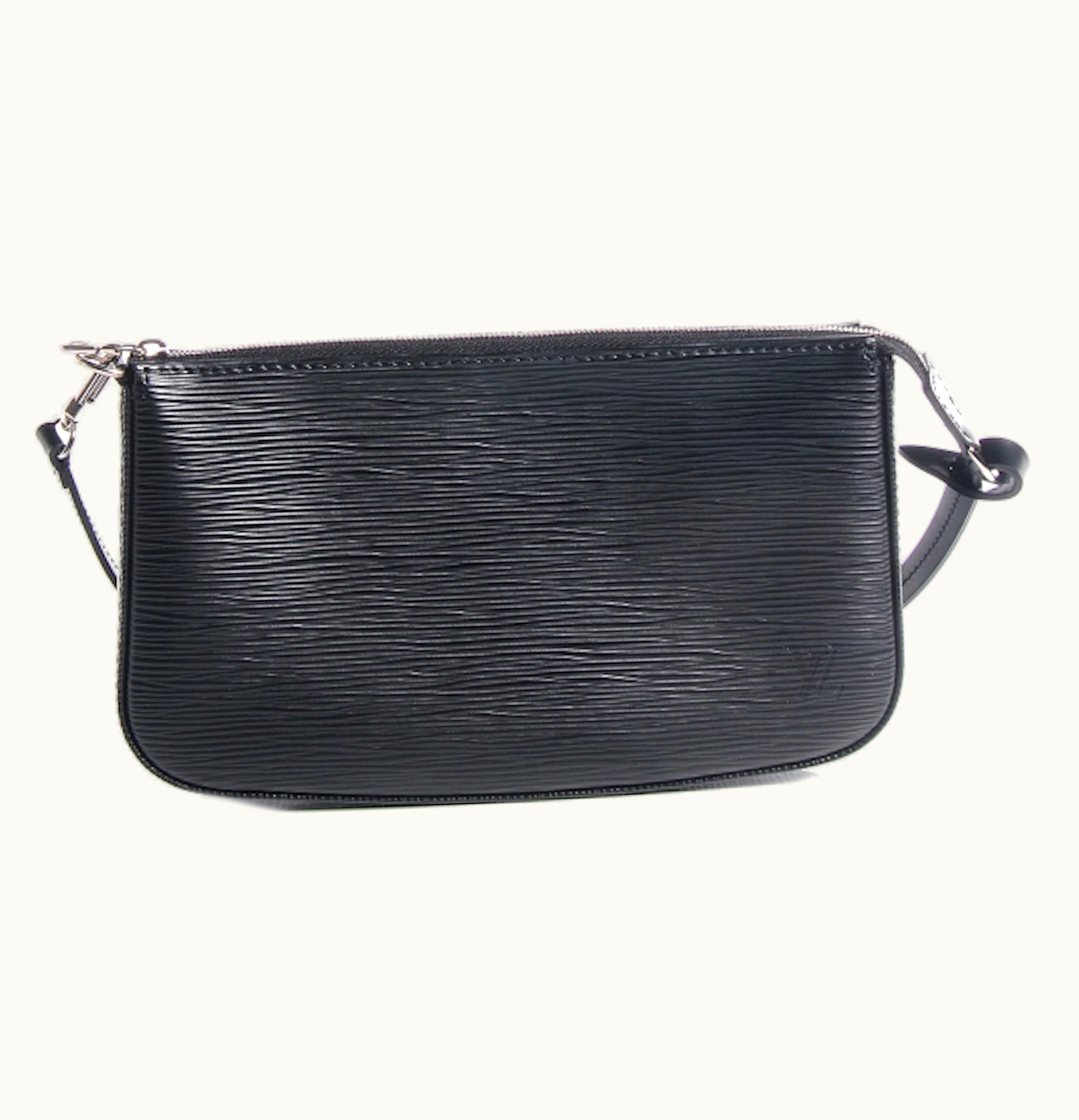 Louis Vuitton Louis Vuitton Accessories Pochette Epi NM Noir Black