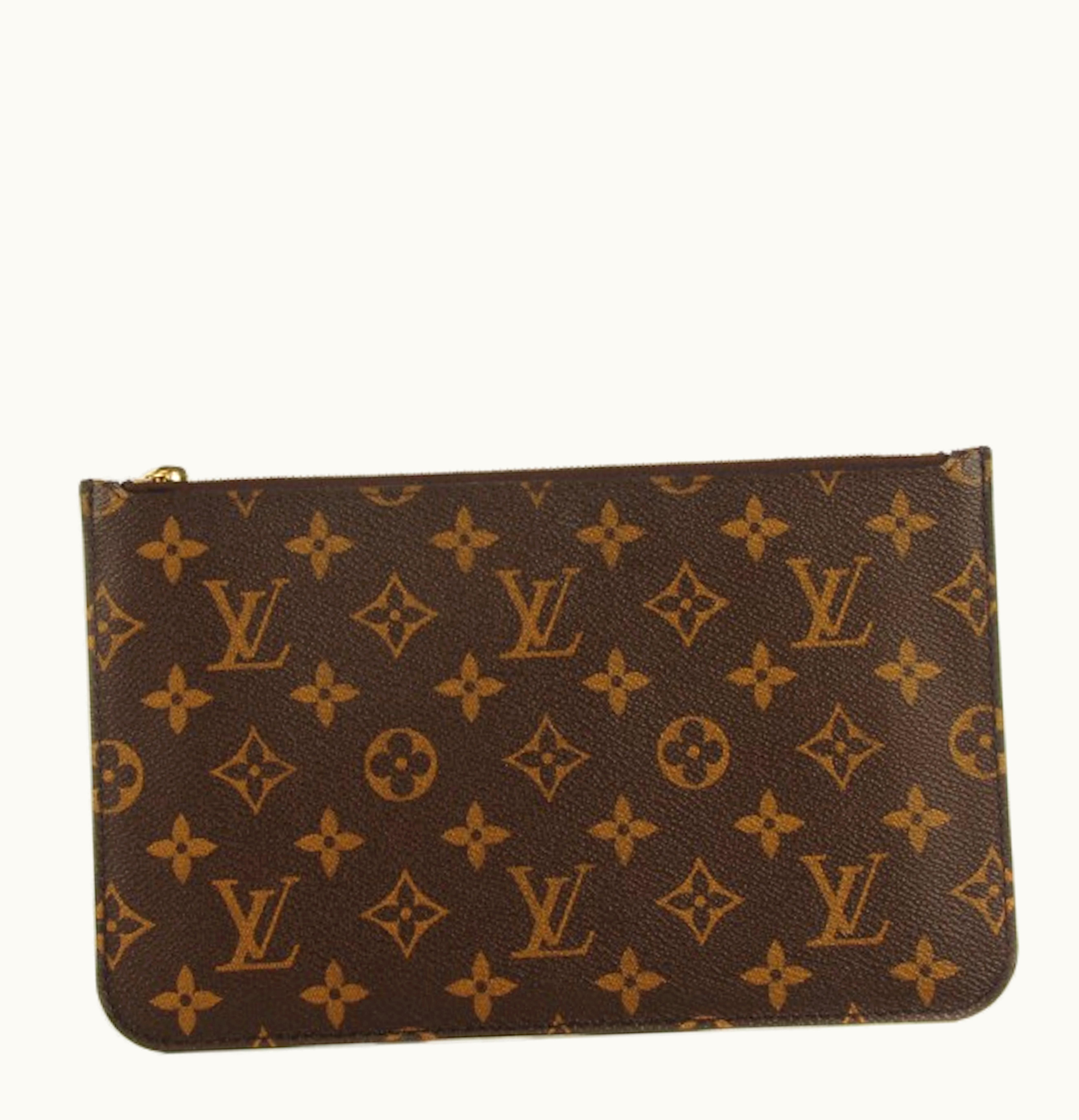 Louis Vuitton Louis Vuitton Pochette Monogram MM Gm Mimosa Lining