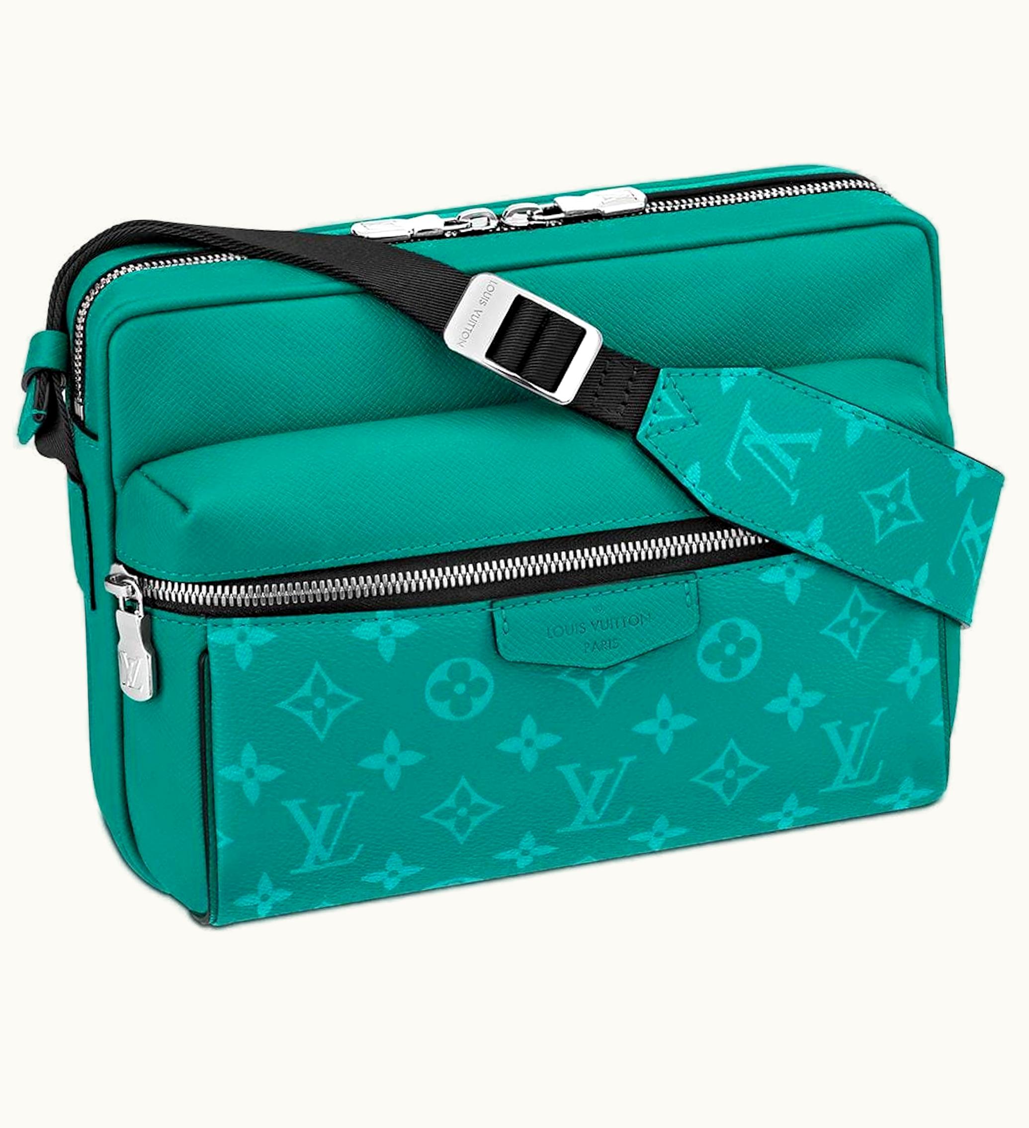 Louis Vuitton Louis Vuitton Outdoor Messenger Monogram Amazon Taiga Pine Green