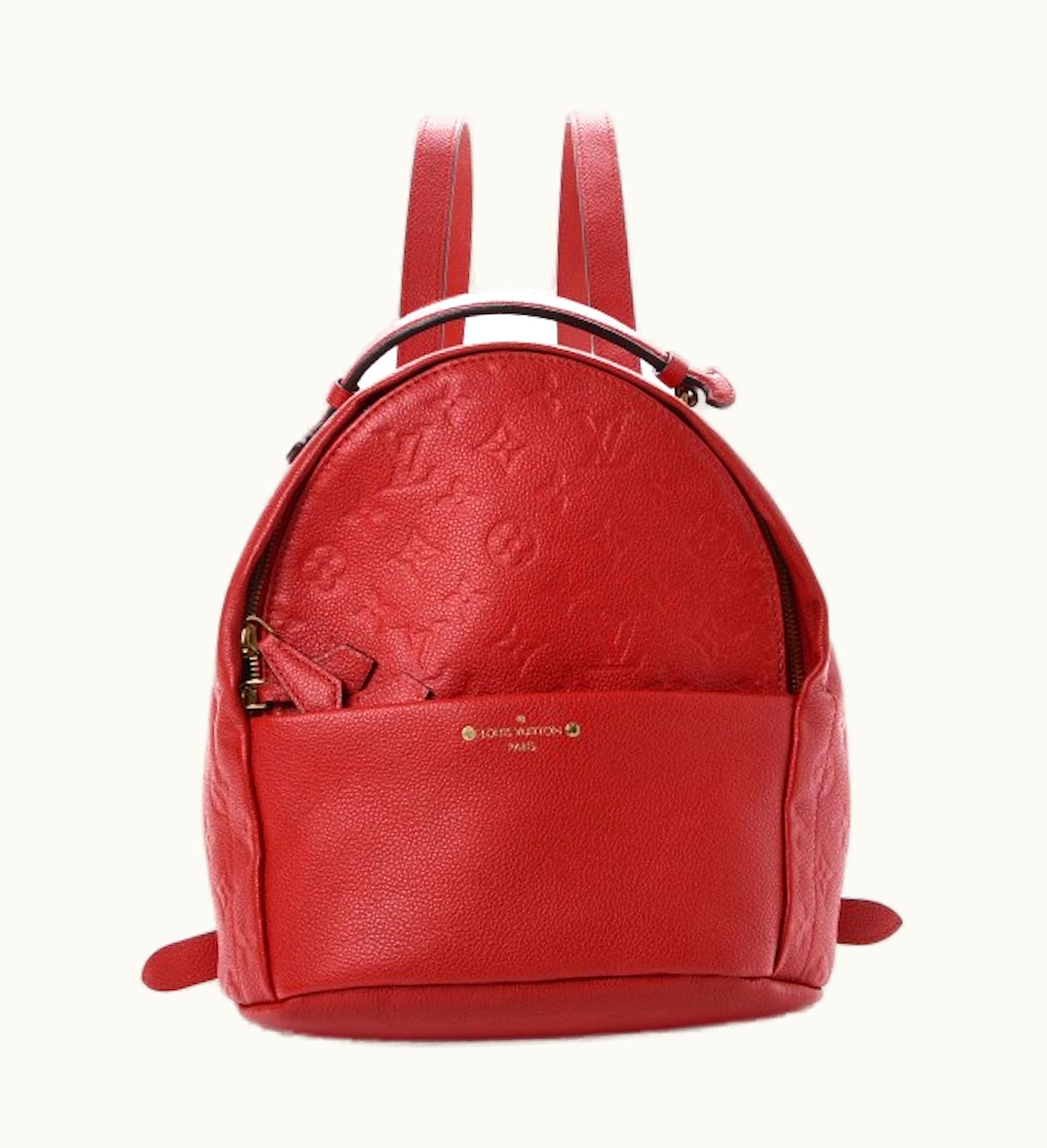 Louis Vuitton Louis Vuitton Backpack Sorbonne Monogram Empreinte Cerise Cherry