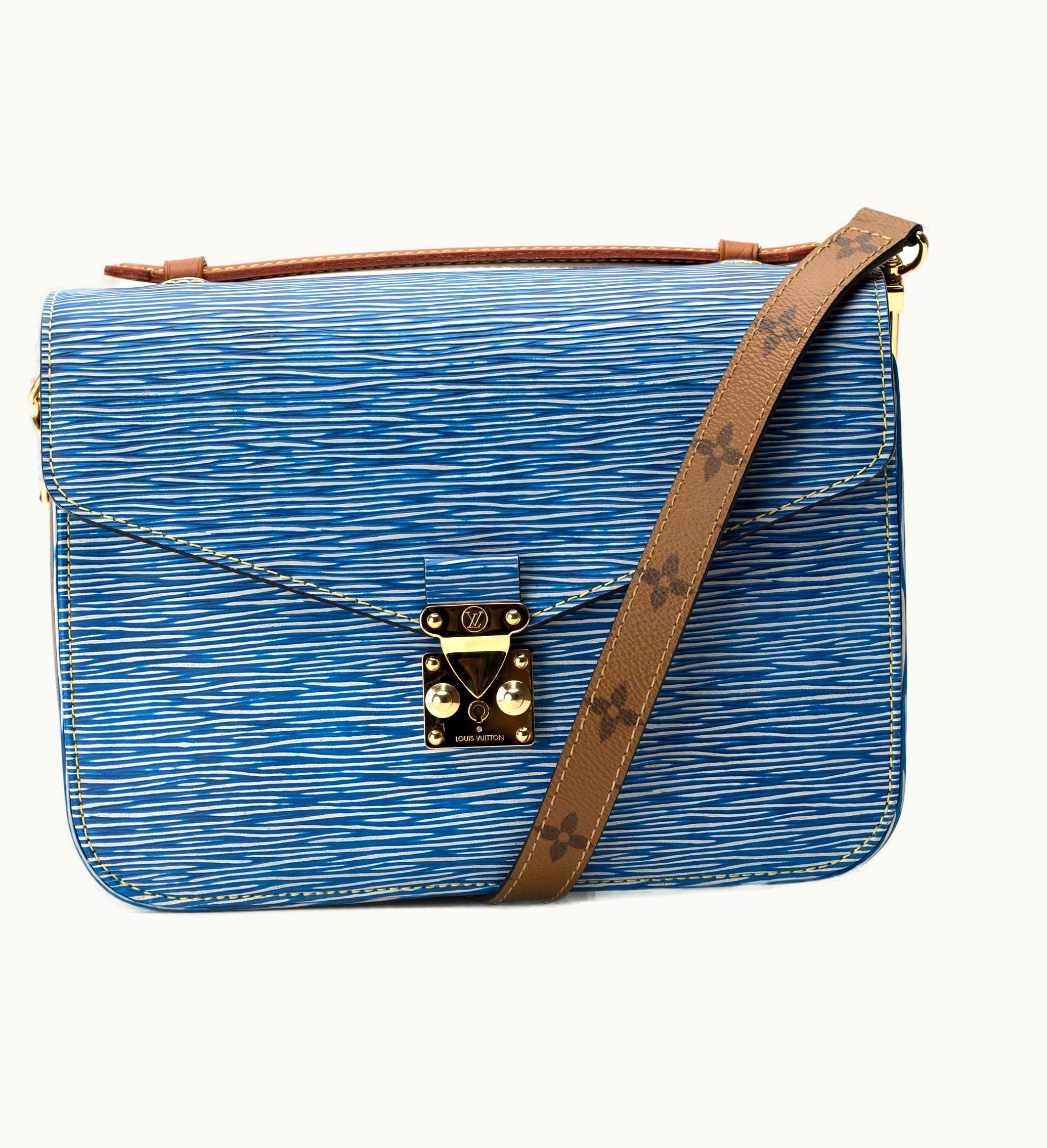 Louis Vuitton Louis Vuitton Metis Pochette Reverse Epi Denim Blue