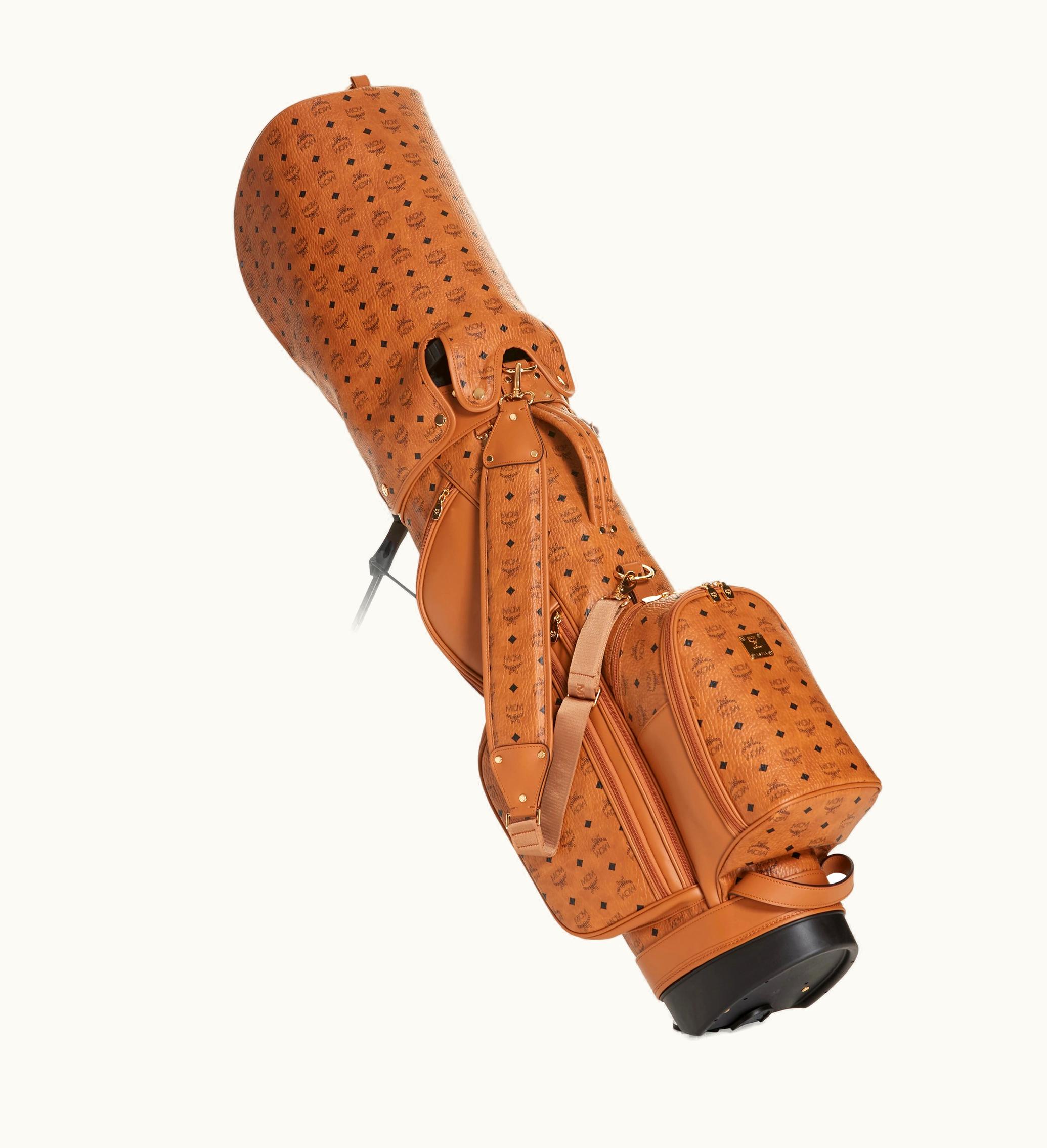 MCM Vintage Golf Bag Visetos Nordstrom Exclusive Cognac