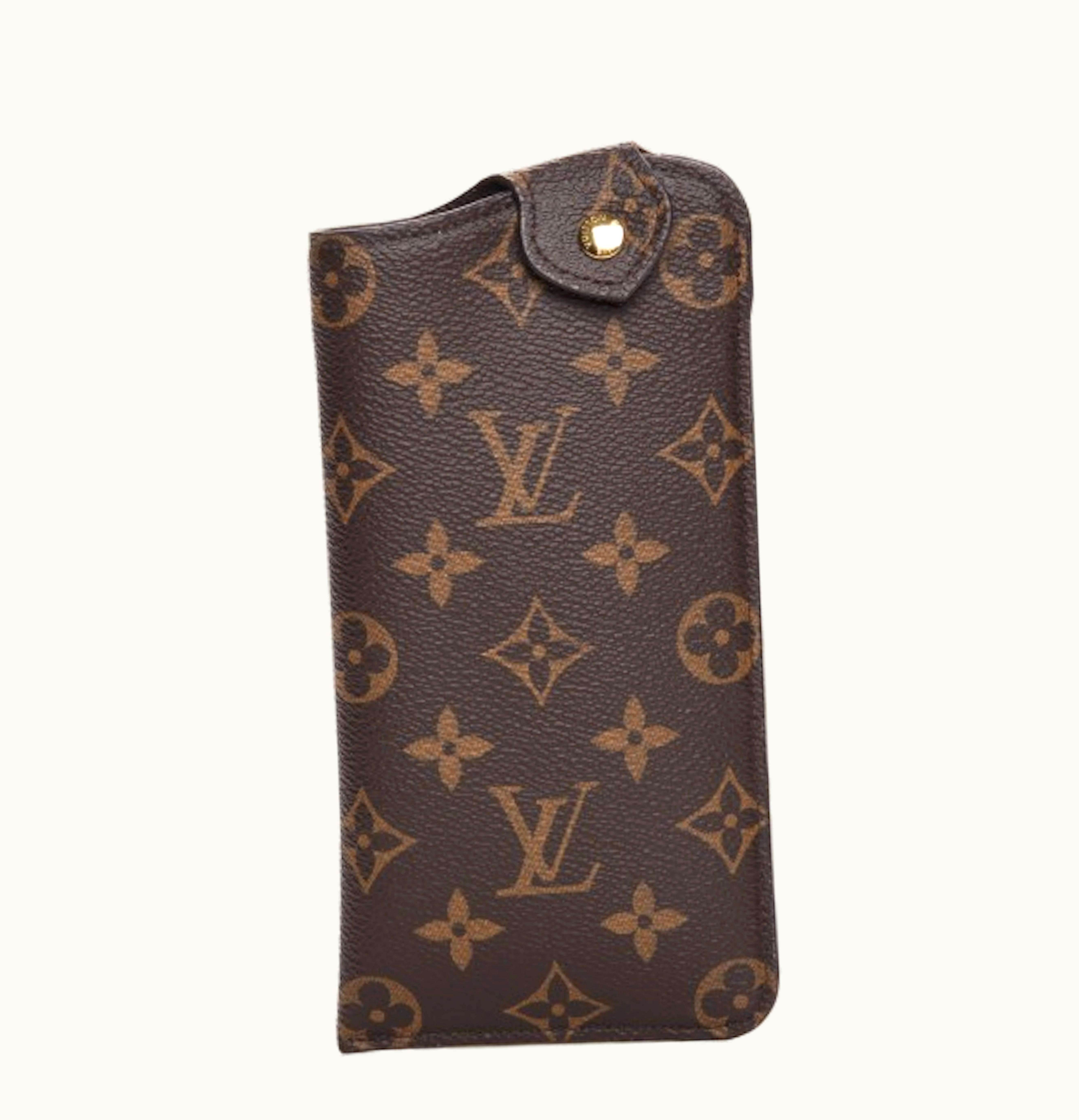 Louis Vuitton Louis Vuitton Sunglasses Case MM Monogram Canvas Brown