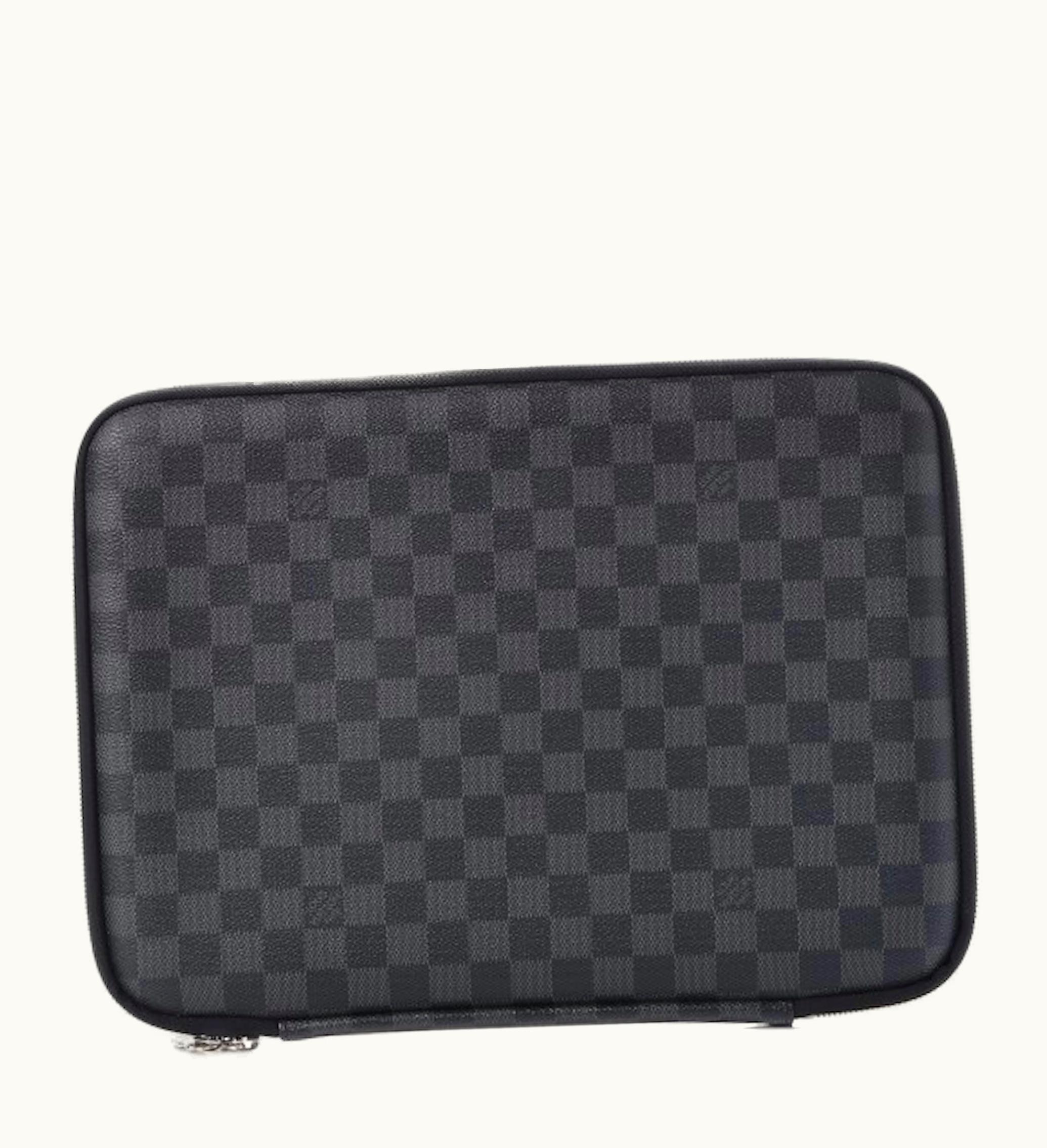 Louis Vuitton Louis Vuitton Laptop Sleeve Damier Graphite 13 Black Grey