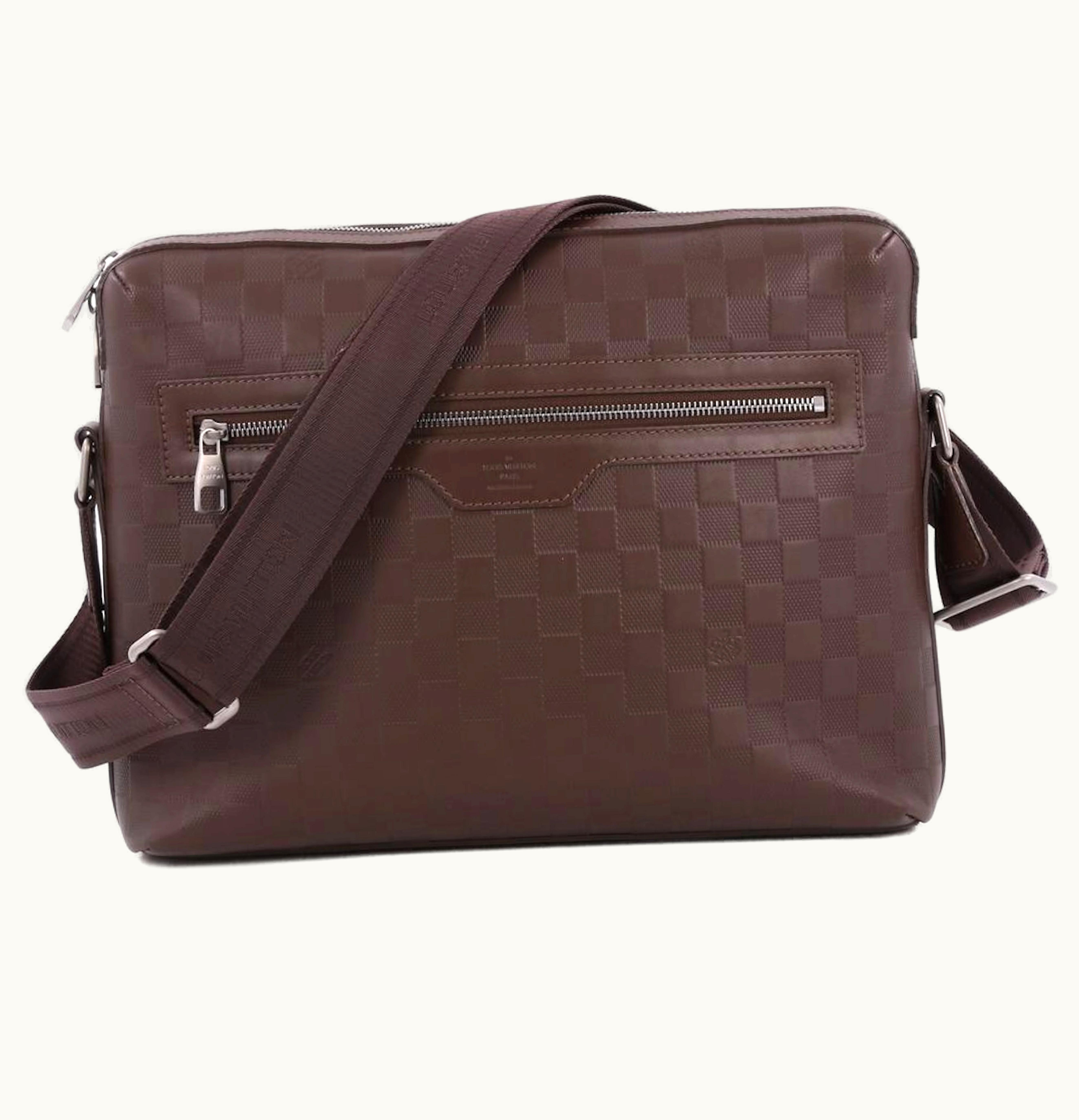 Louis Vuitton Louis Vuitton Messenger Calypso MM Damier Infini Leather Brown