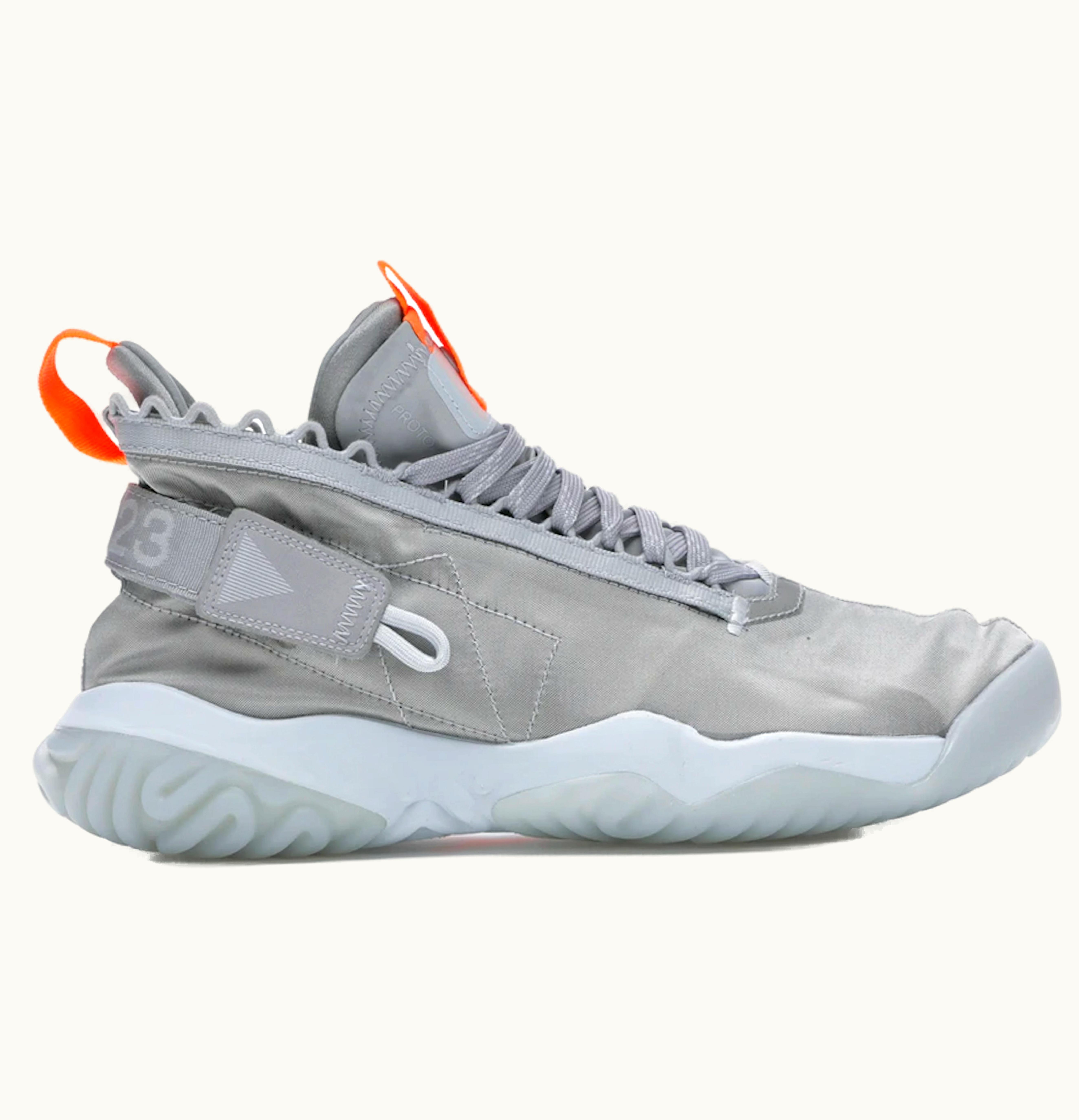 Jordan Air Jordan Proto React Wolf Grey Total Orange