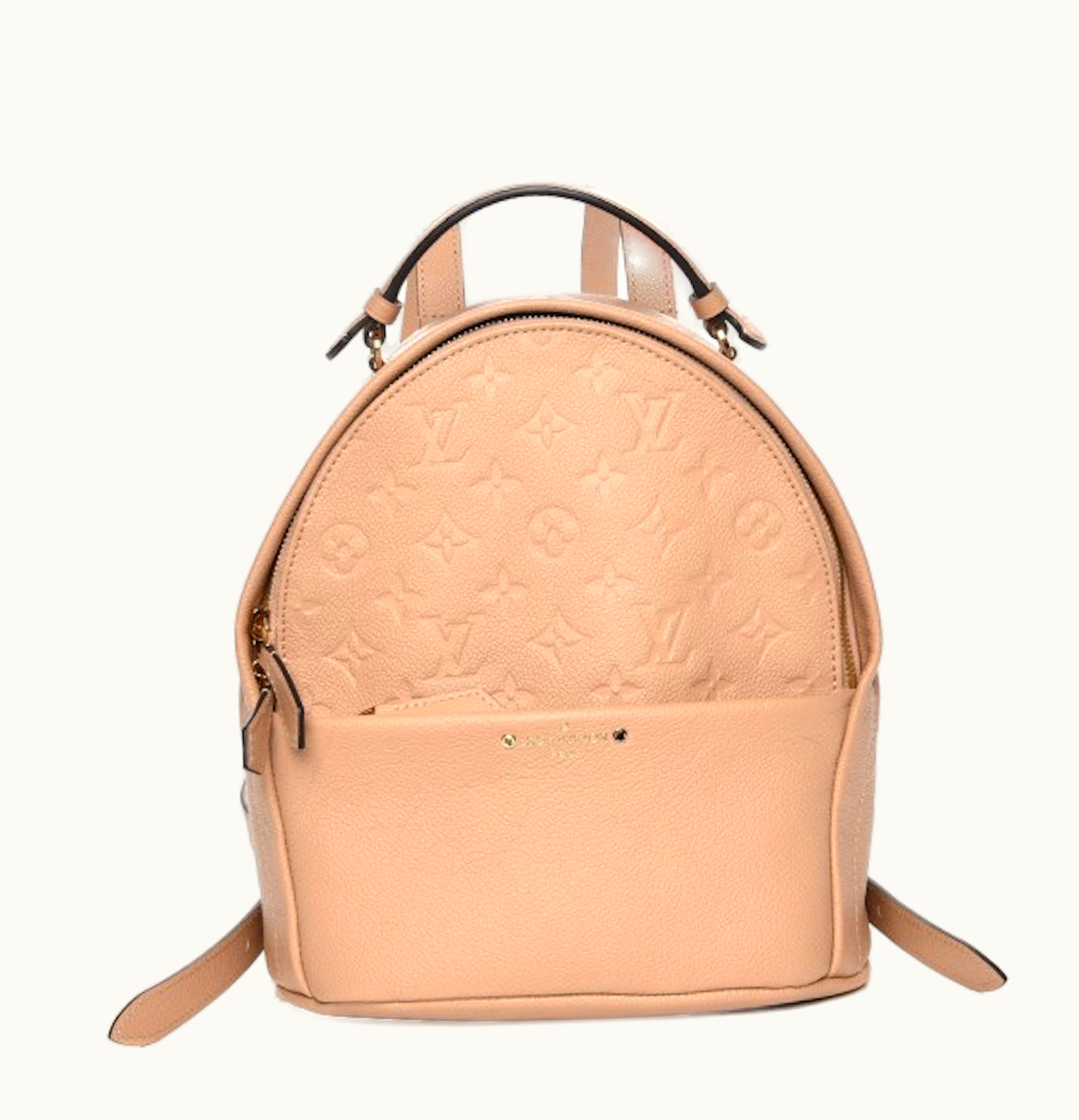 Louis Vuitton Louis Vuitton Backpack Sorbonne Monogram Empreinte Leather Papyrus