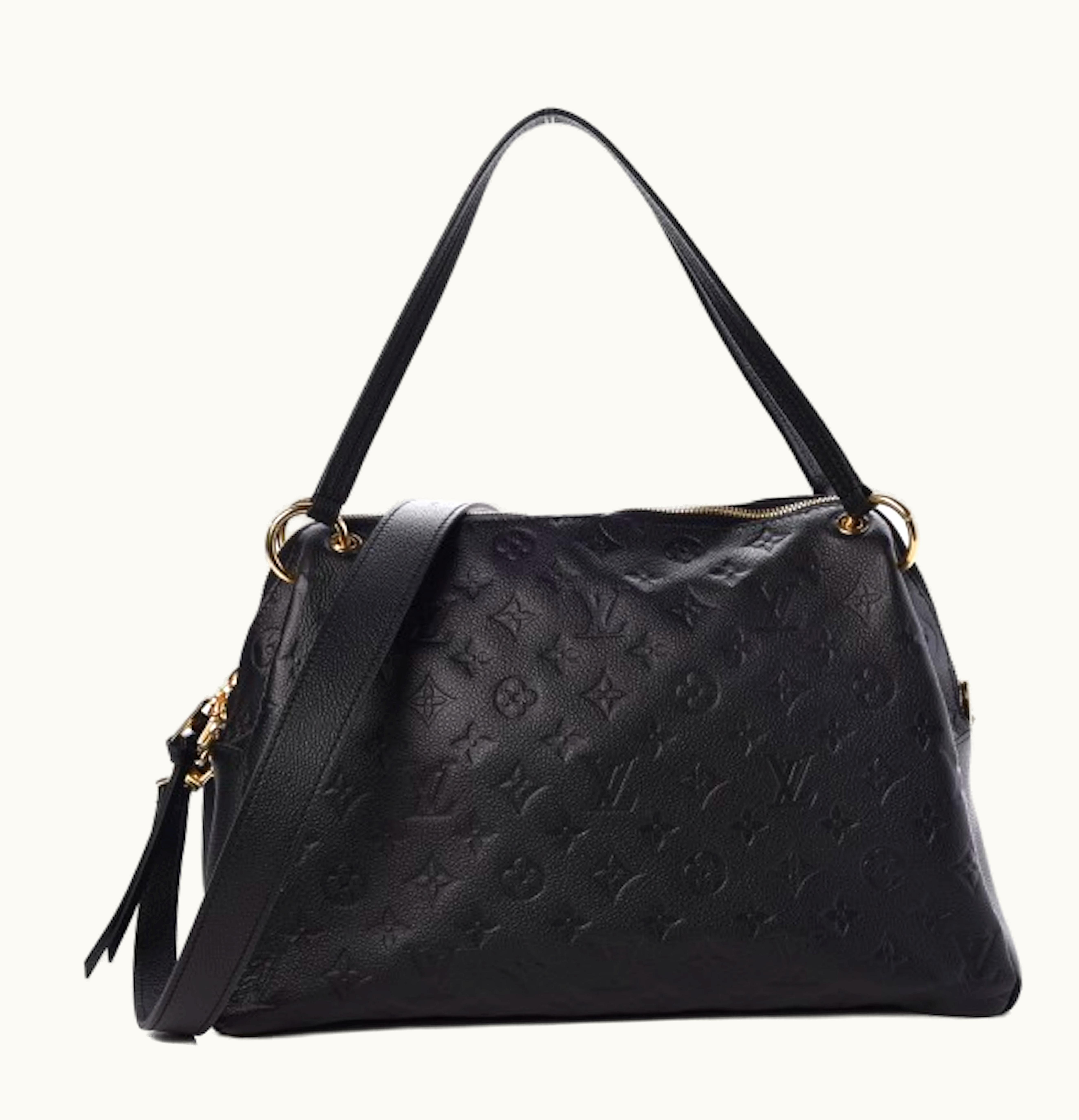 Louis Vuitton Louis Vuitton Shoulder Bag Ponthieu Monogram Empreinte With Accessories PM Noir Black
