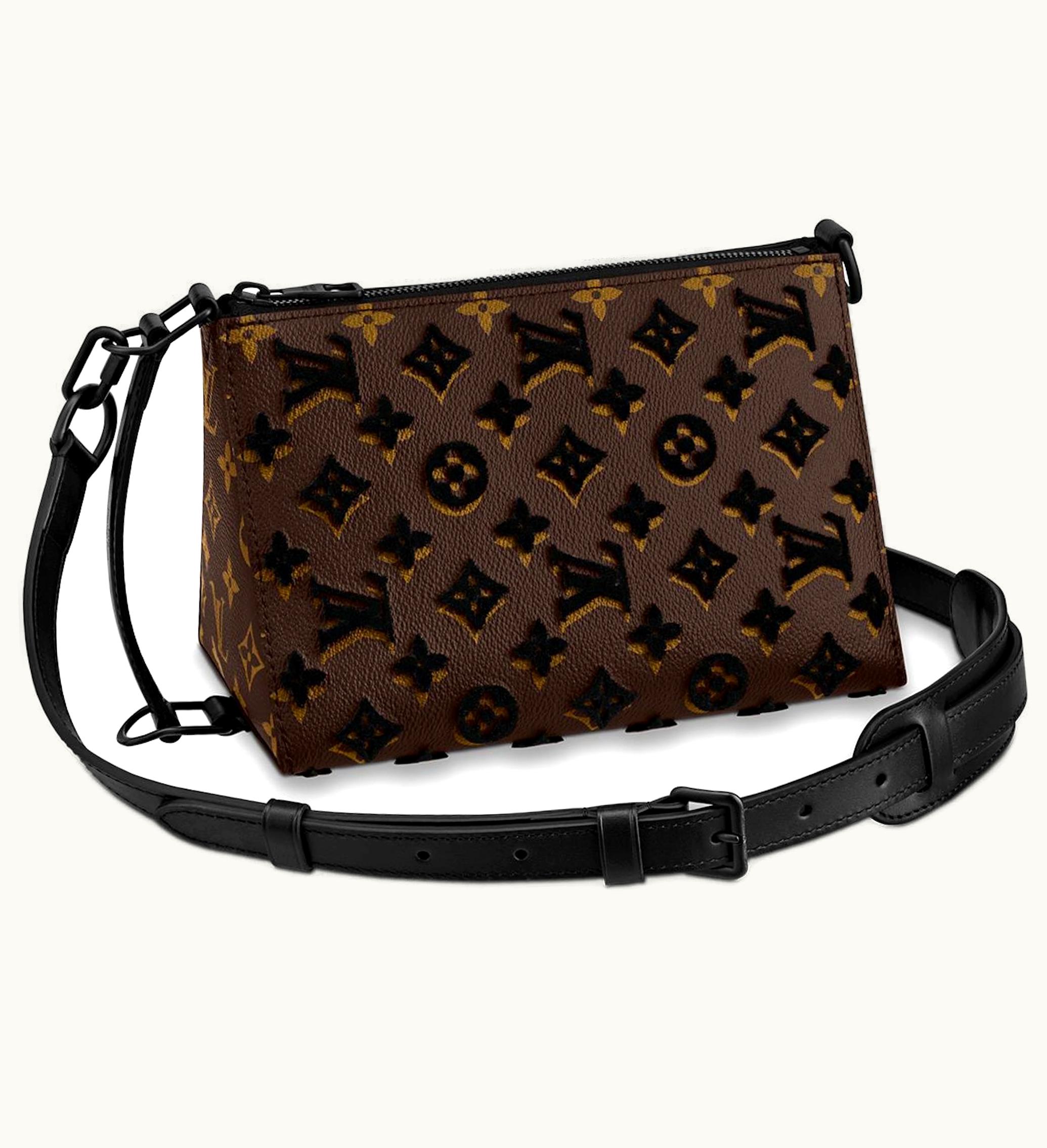 Louis Vuitton Louis Vuitton Messenger Triangle Monogram Black Tuffetage