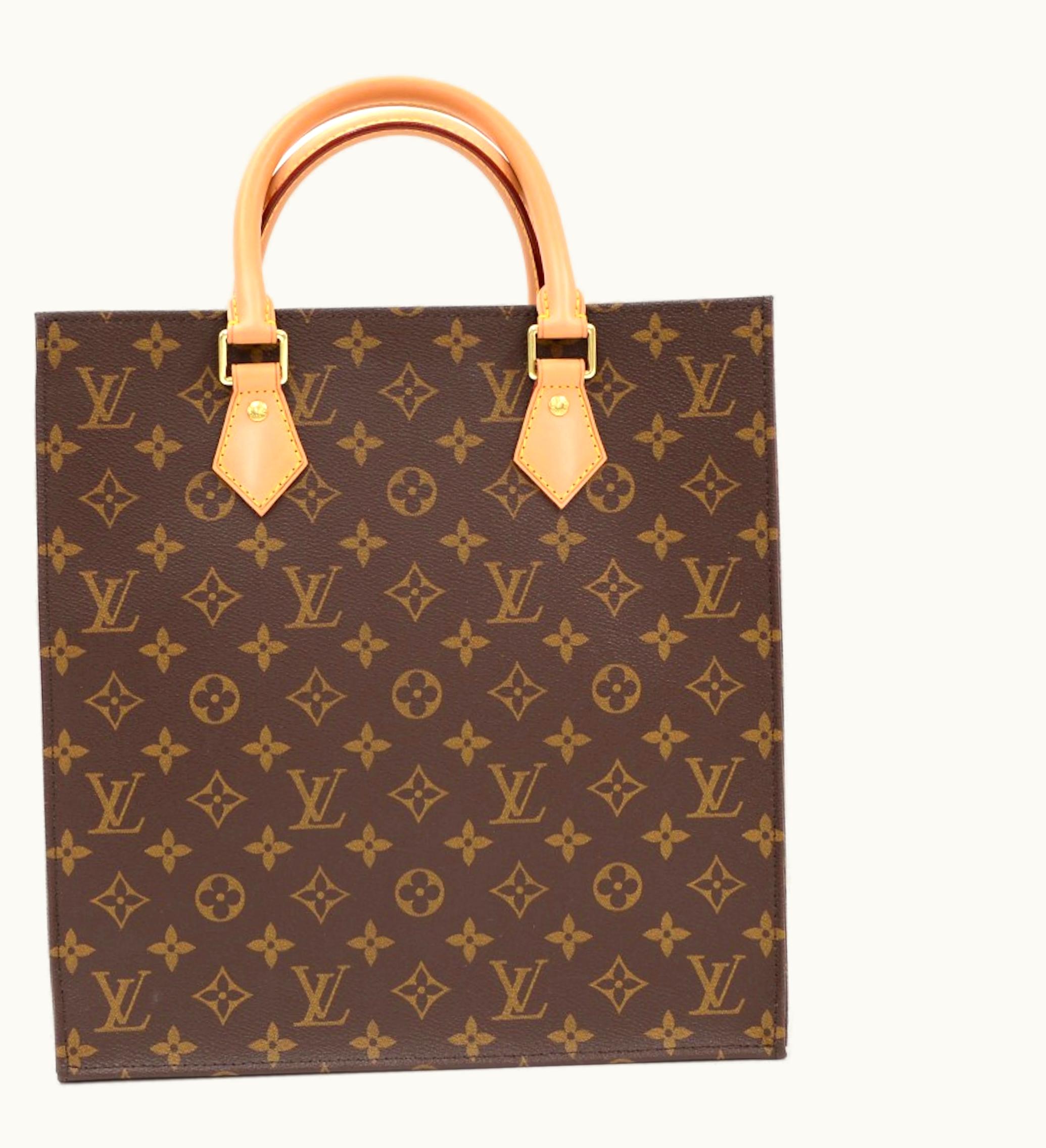 Louis Vuitton Louis Vuitton Shopper Tote Sac Plat Monogram Gm Brown