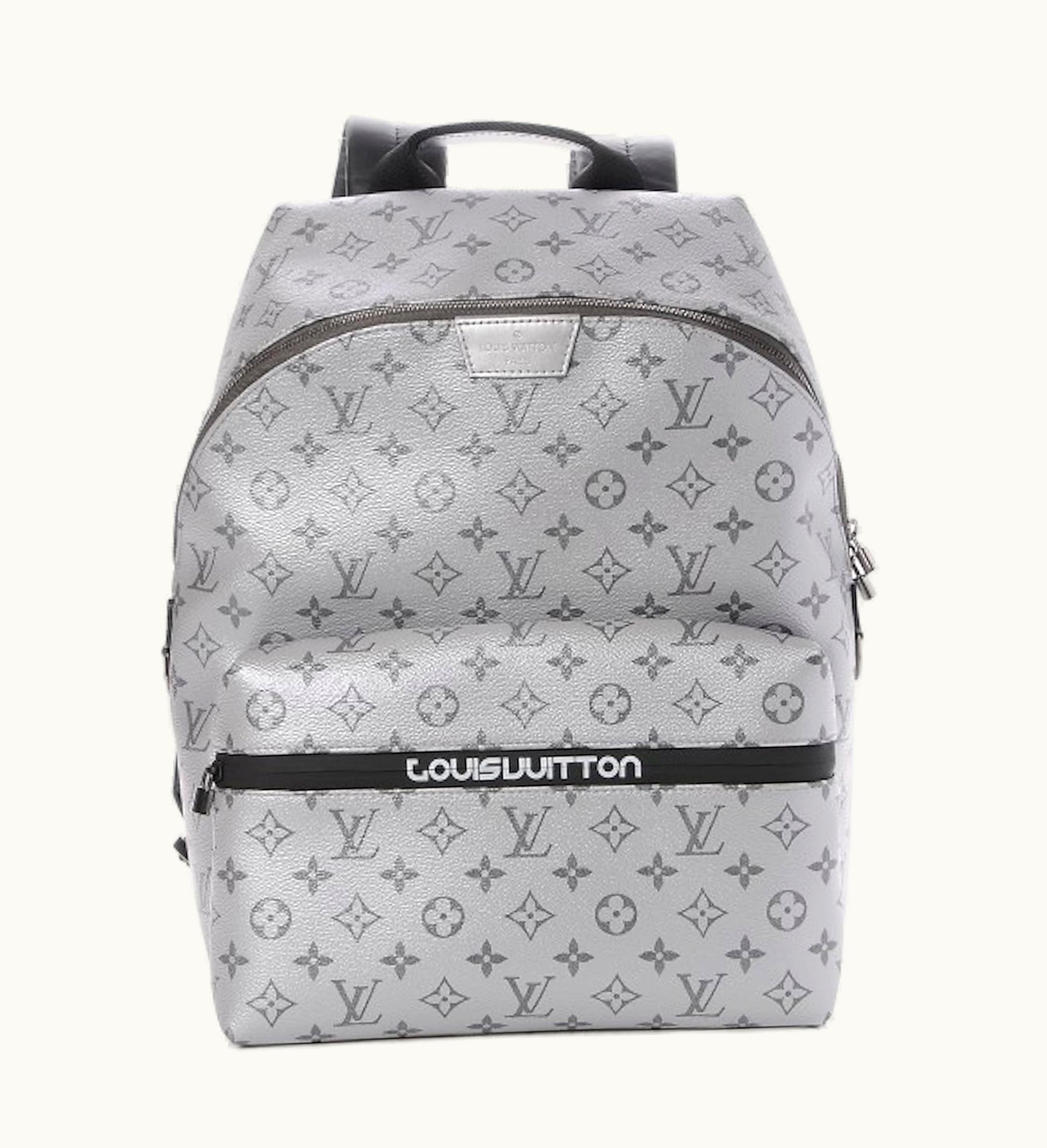 Louis Vuitton Louis Vuitton Backpack Apollo Outdoor Monogram Reflect Coated Canvas Silver Black