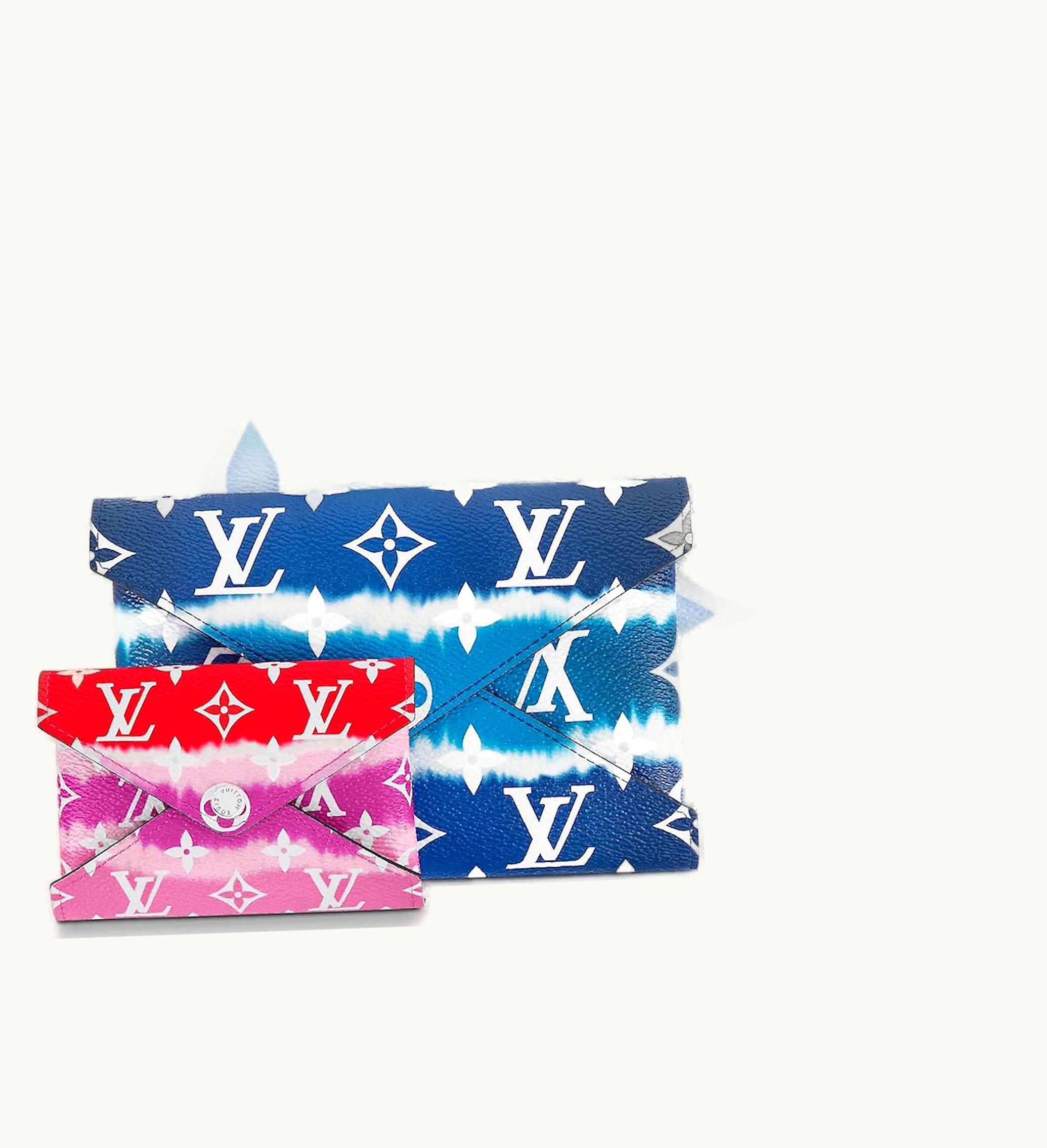 Louis Vuitton Louis Vuitton Pochette Kirigami LV Escale Pastel Bleu Rouge