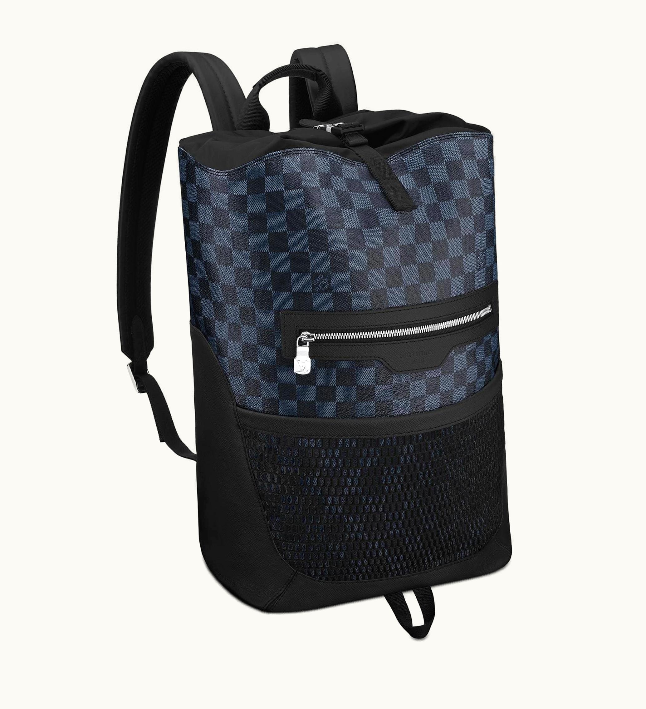 Louis Vuitton Louis Vuitton Backpack Matchpoint Damier Cobalt Black Blue