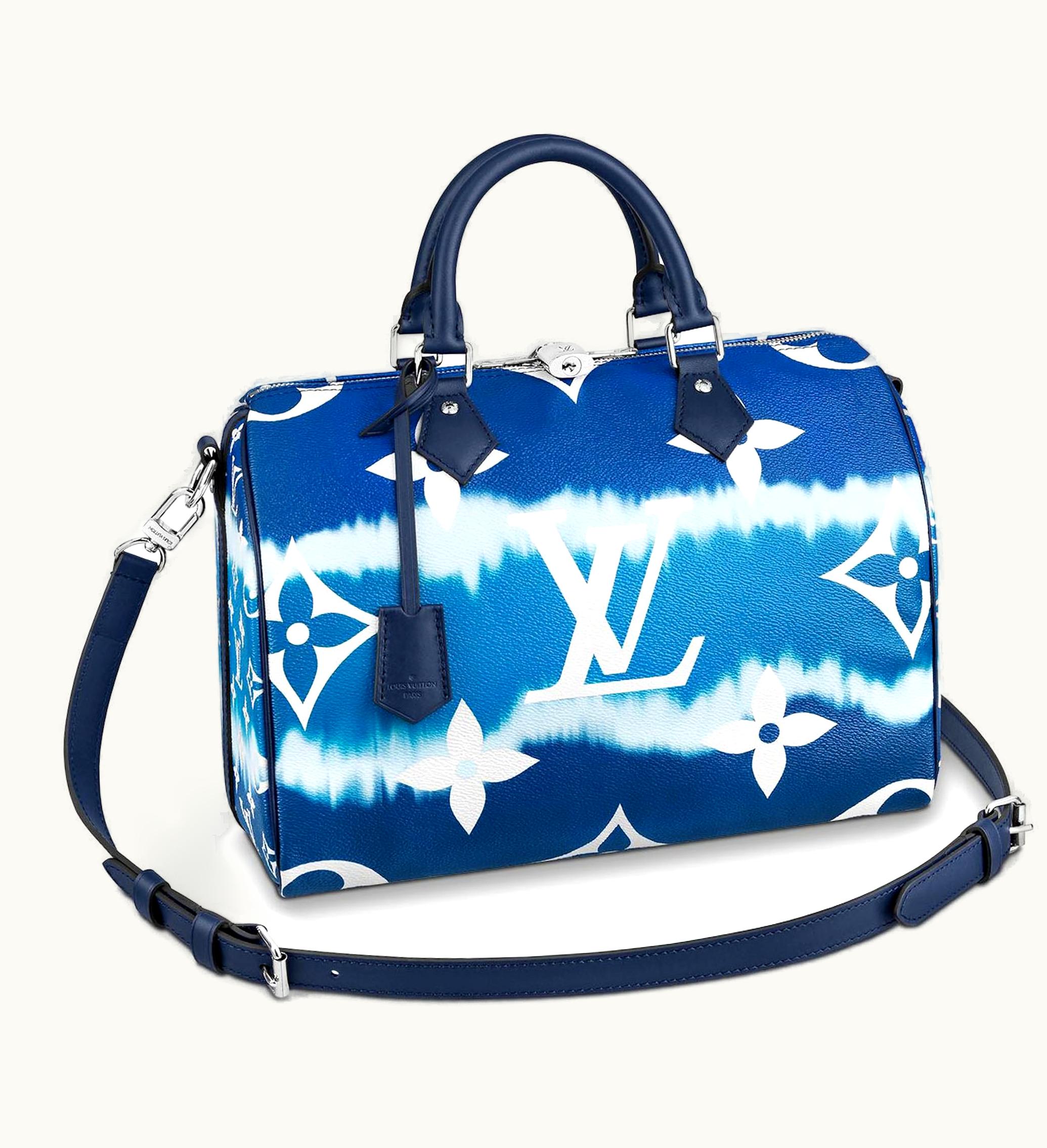 Louis Vuitton Louis Vuitton Speedy Bandouliere LV Escale 30 Bleu Luxury Handbag