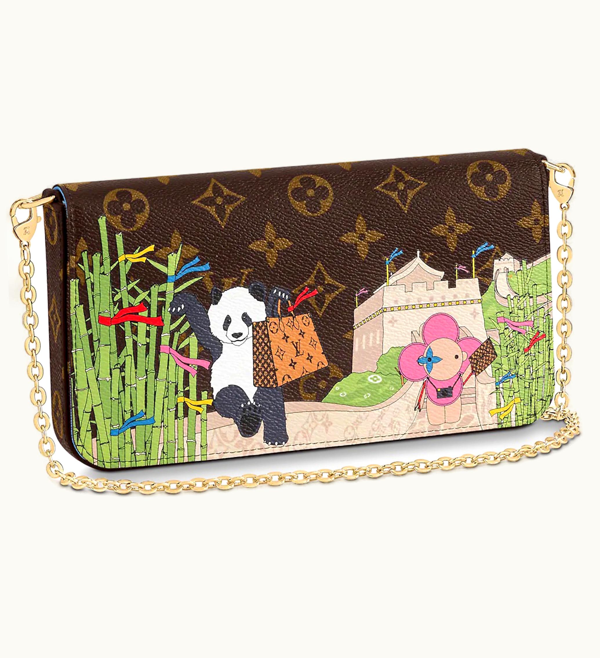 Louis Vuitton Louis Vuitton Felicie Pochette Monogram Vivienne Myosotis Blue