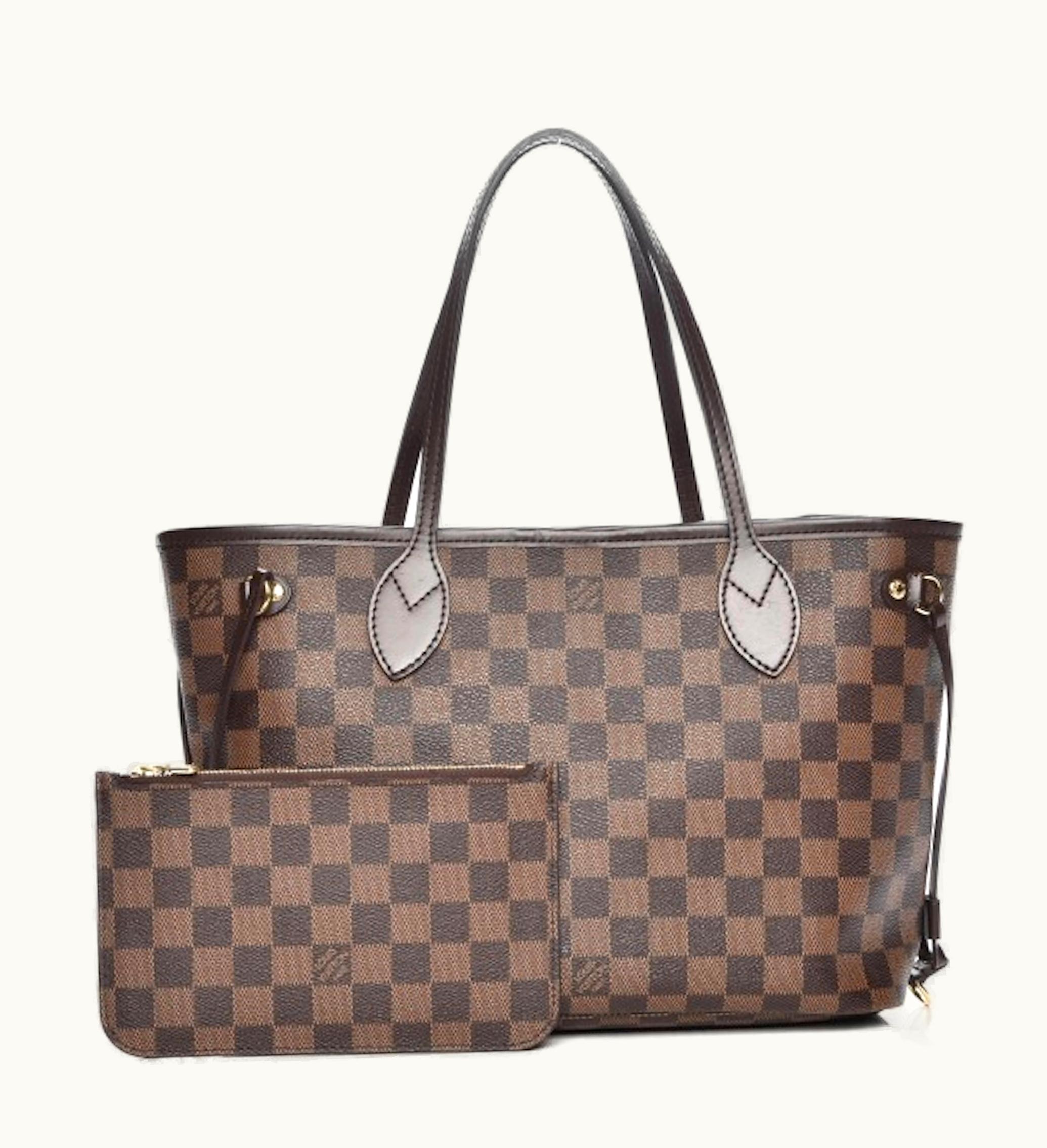 Louis Vuitton Louis Vuitton Neo Neverfull Damier Ebene PM Cerise Lining