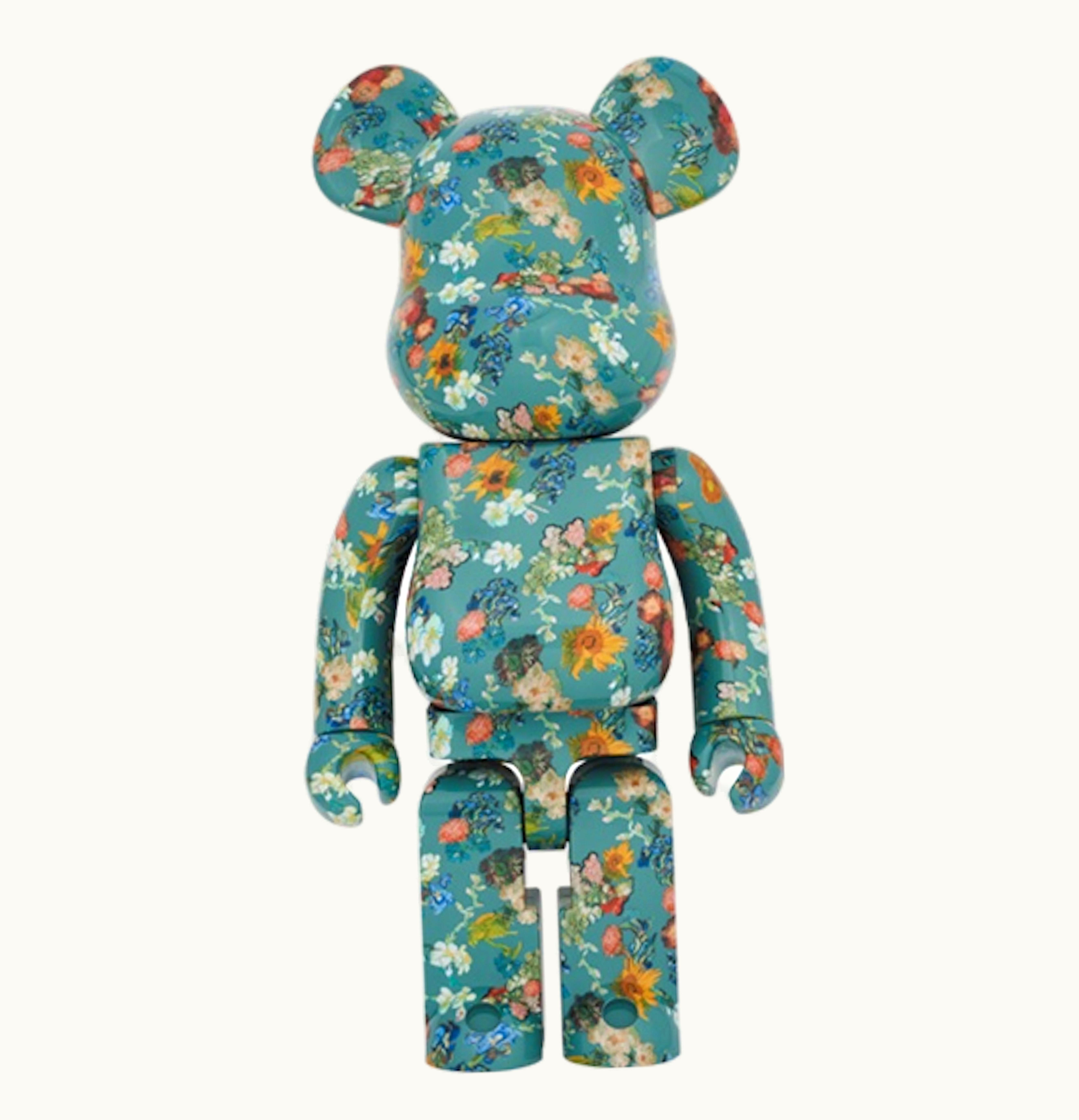 Bearbrick Bearbrick X Van Gogh Museum Floral Pattern 50th Anniversary 1000