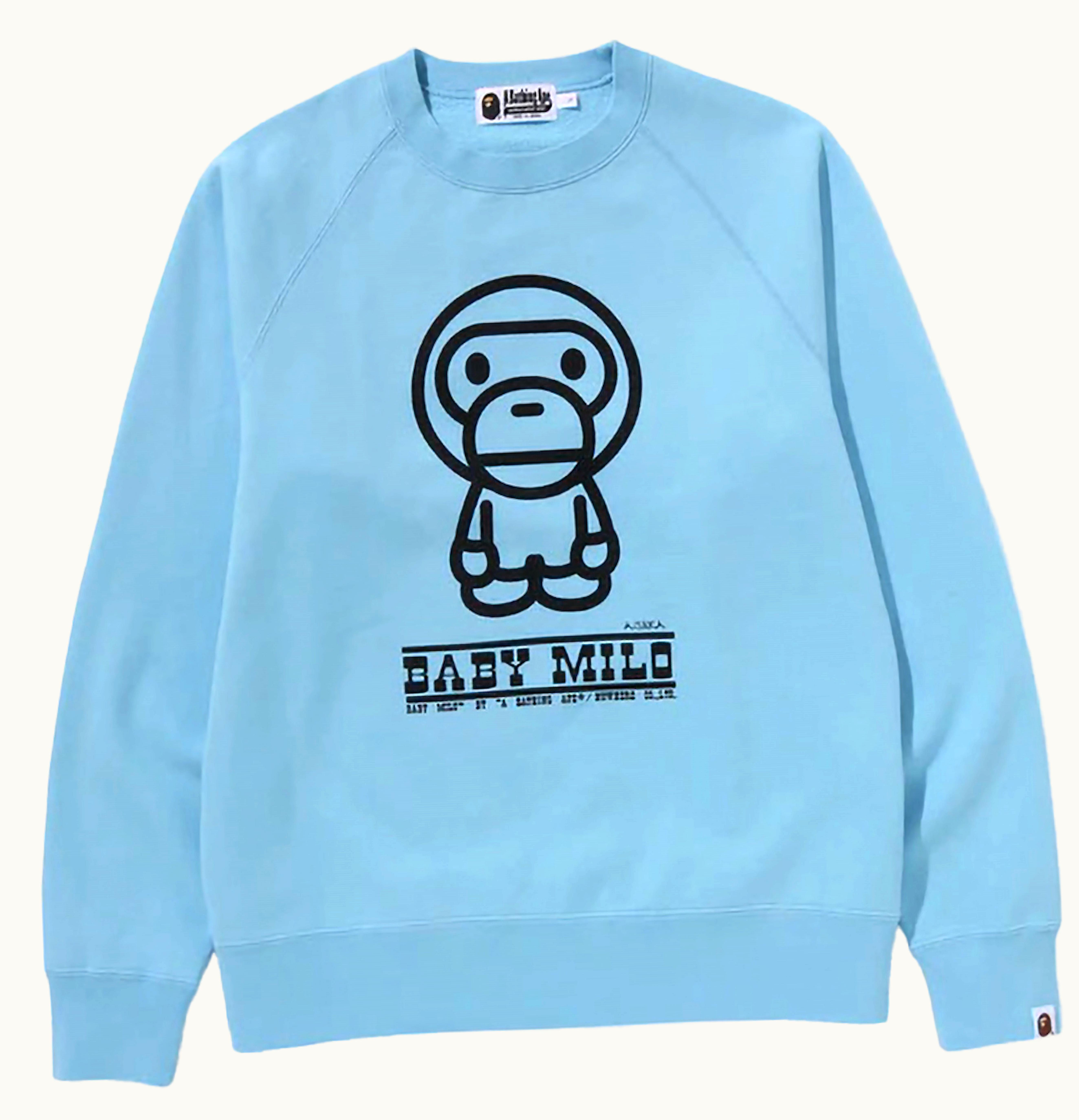 BAPE BAPE Baby Milo Crewneck Sax