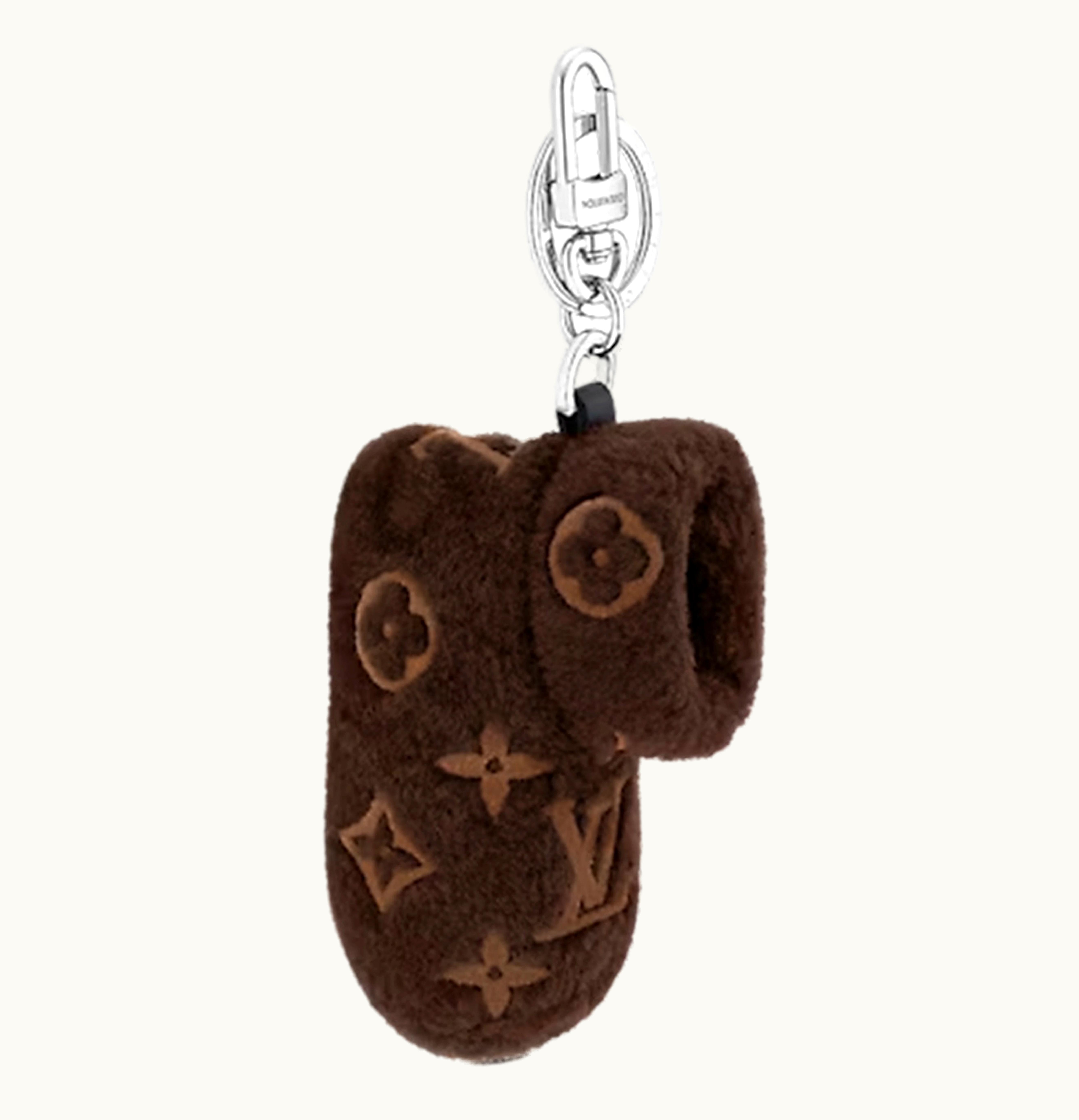 Louis Vuitton Louis Vuitton Monogram Footprint Bag Charm Key Holder Brown
