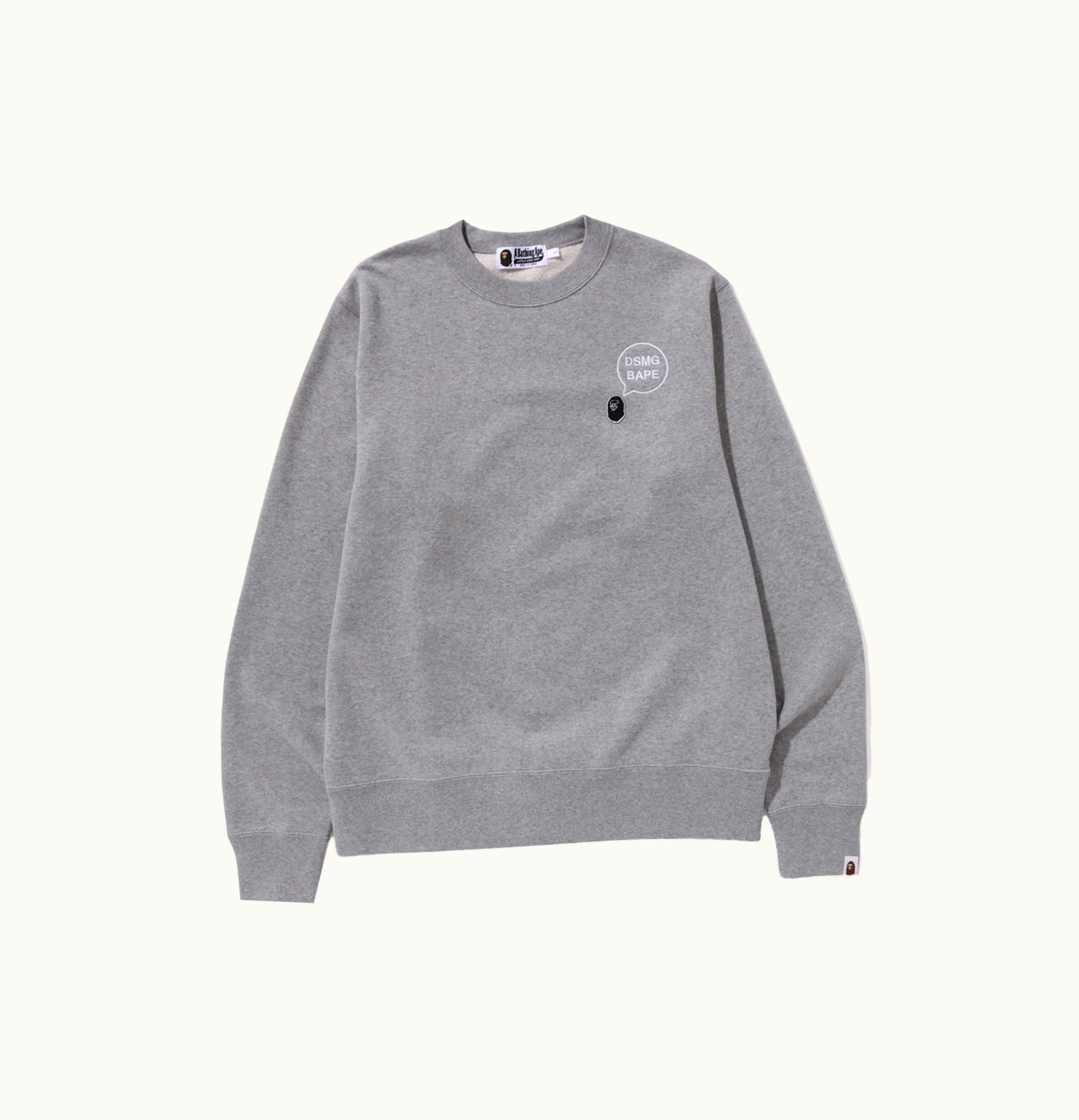 BAPE BAPE X DSM Crewneck Gray