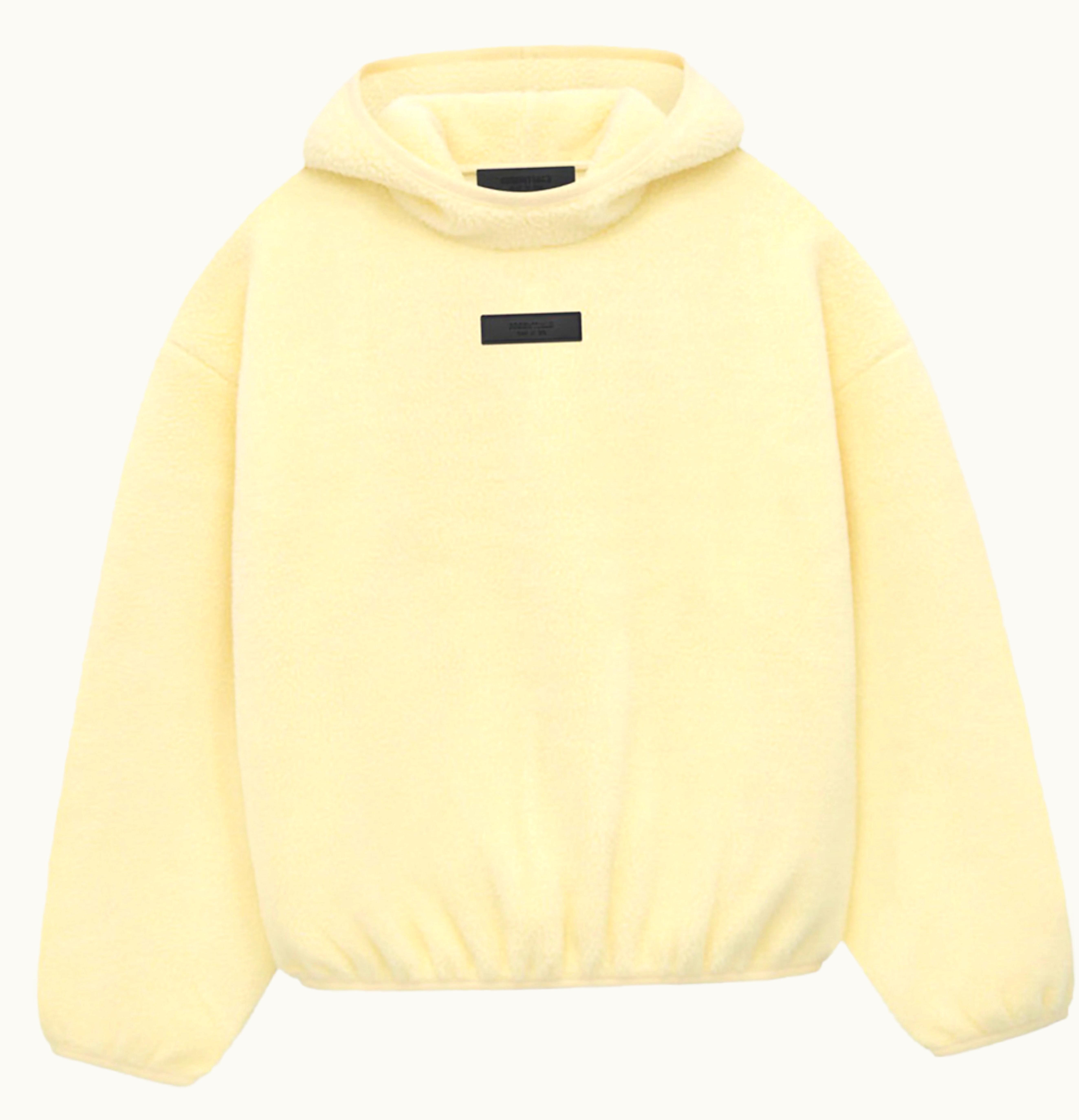 Fear of God Fear Of God Essentials Polar Fleece Hoodie Garden Yellow
