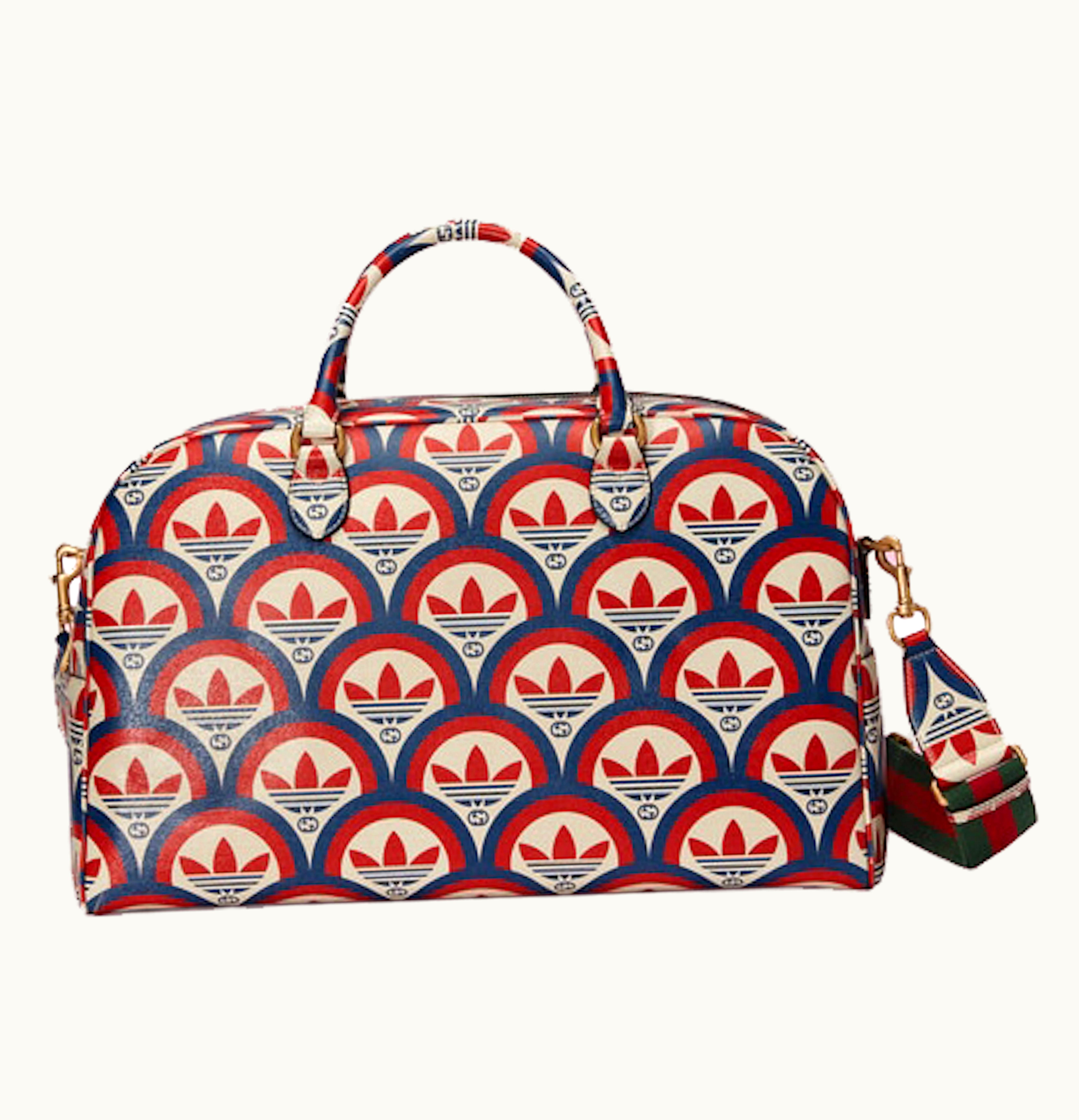 Gucci Gucci x adidas Large Duffle Bag Blue Red