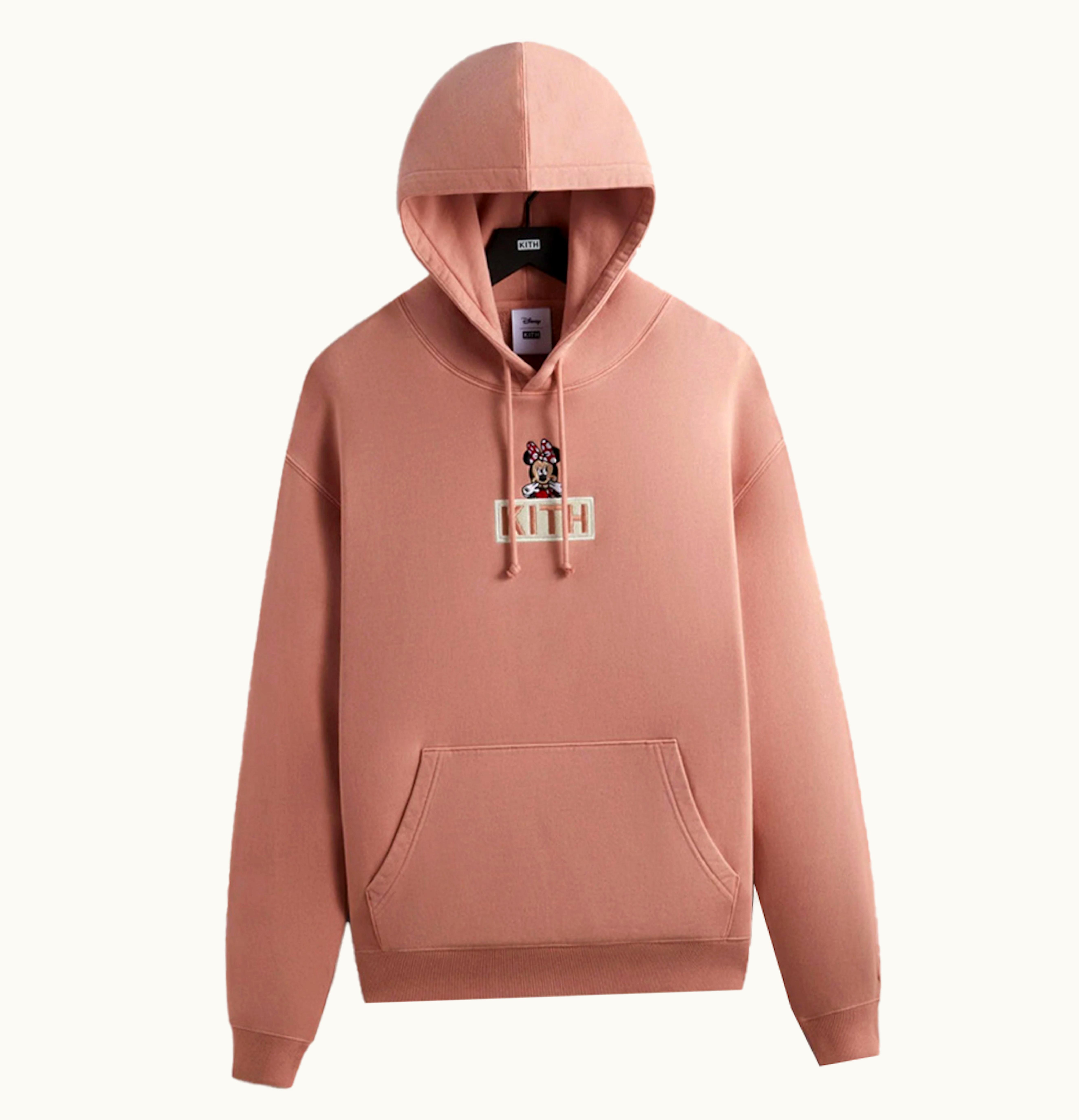 Kith Kith X Disney Mickey Friends Minnie Classic Logo Hoodie French Clay