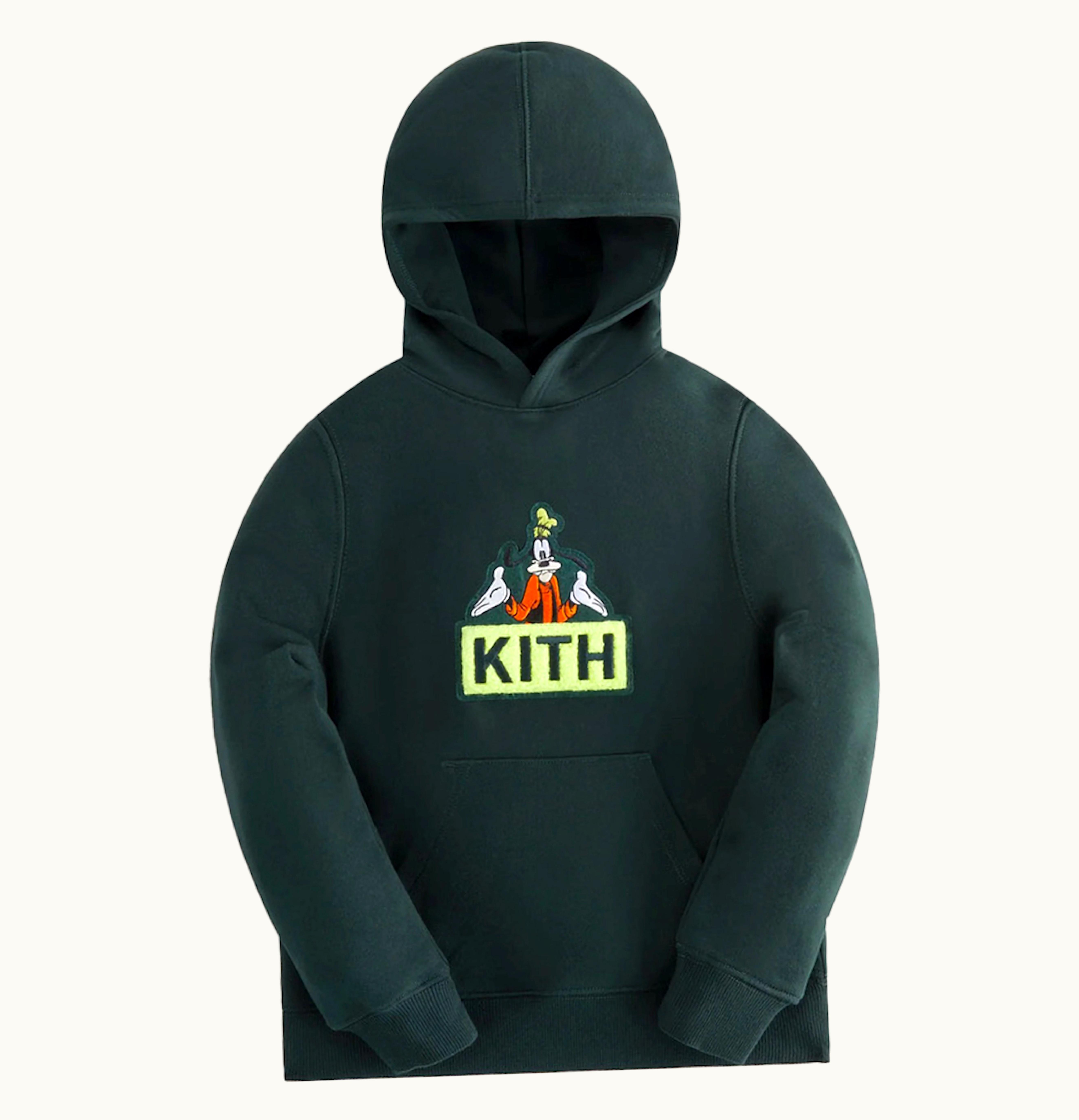 Kith Kith X Disney Kids Mickey Friends Goofy Classic Logo Hoodie Stadium Ph