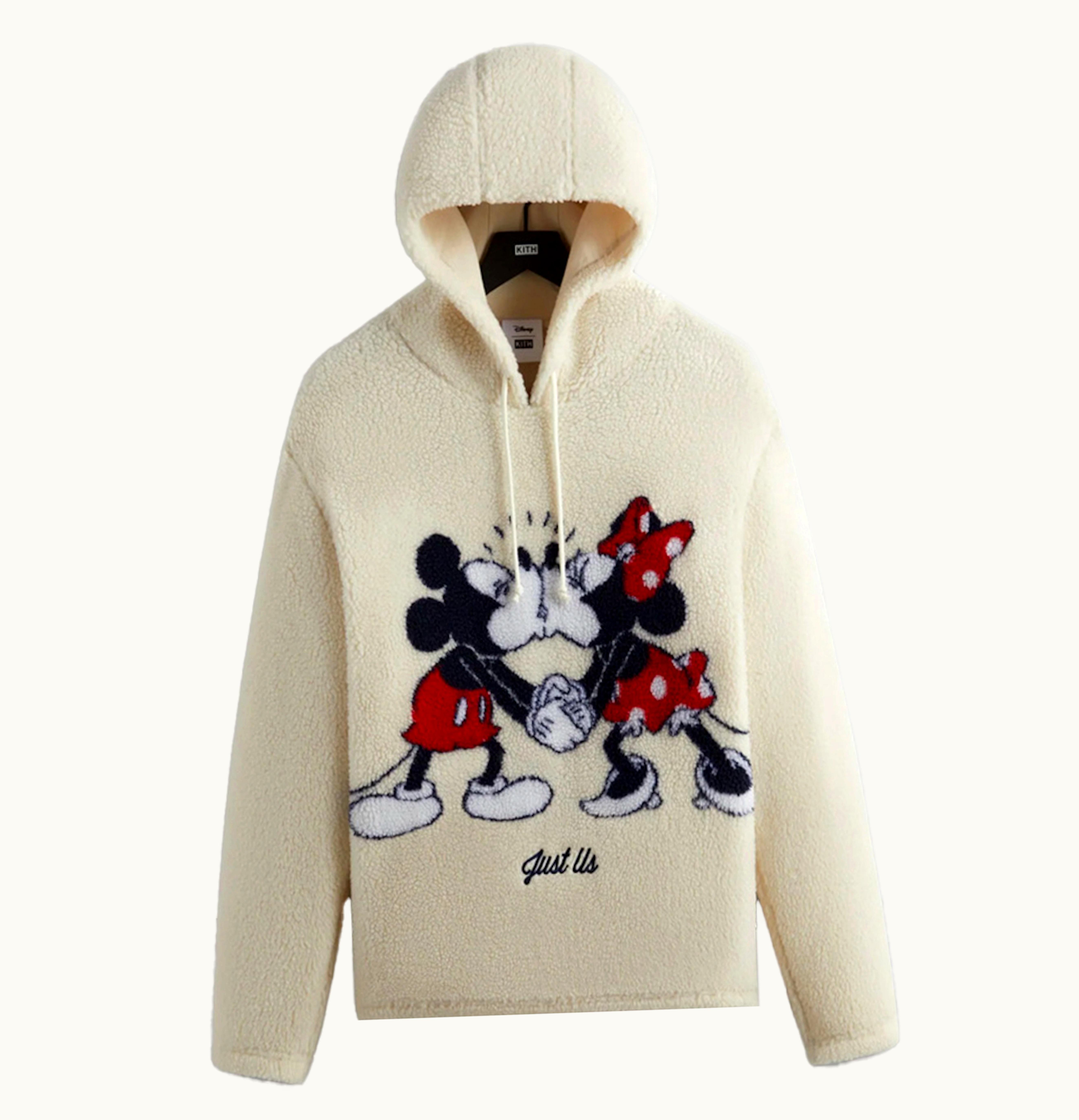 Kith Kith X Disney Mickey Friends Sherpa Hoodie Sandrift Ph
