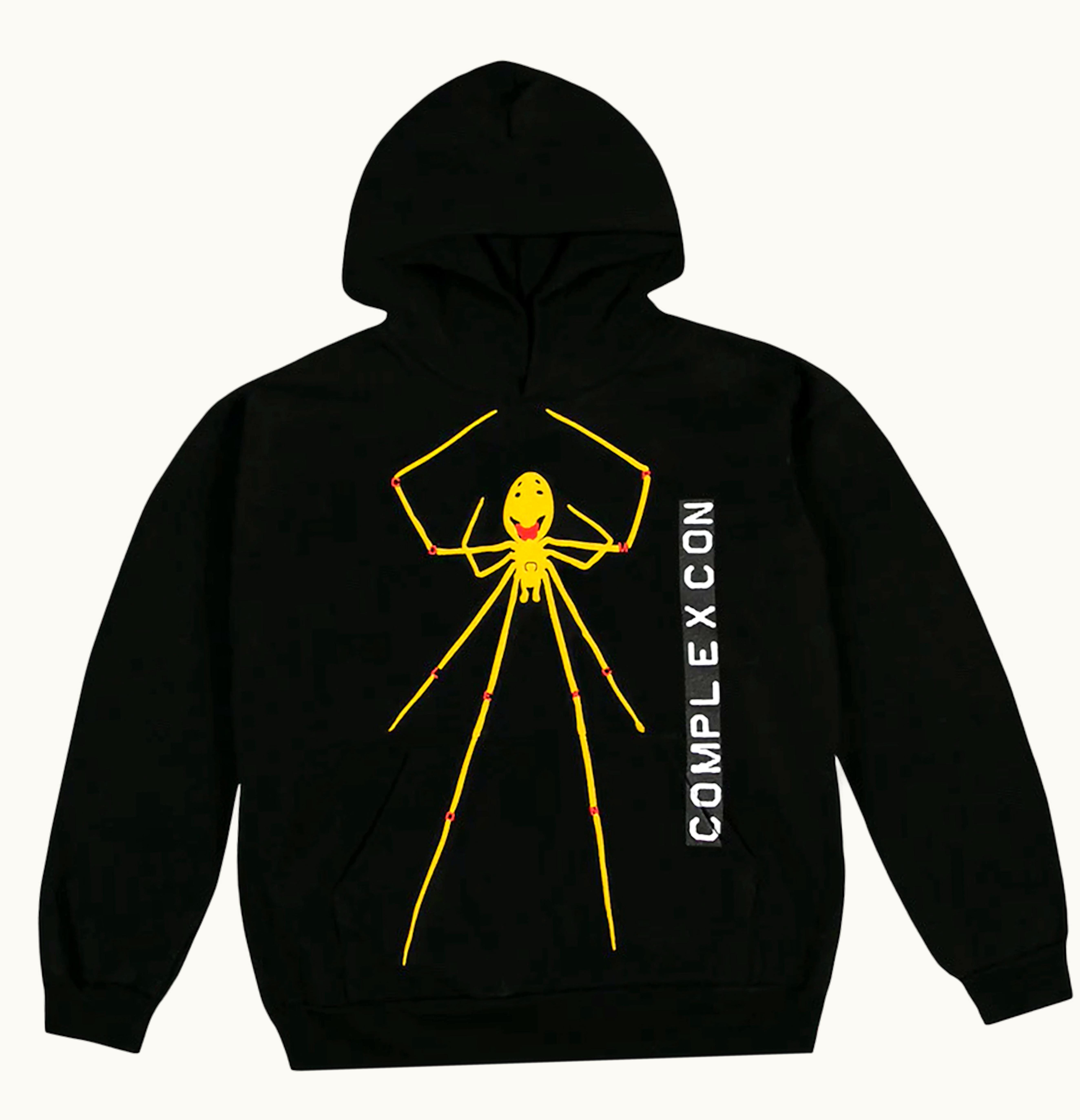 Cactus Plant Flea Market Cactus Plant Flea Market X Complexcon Smiley Spider Hoodie Black