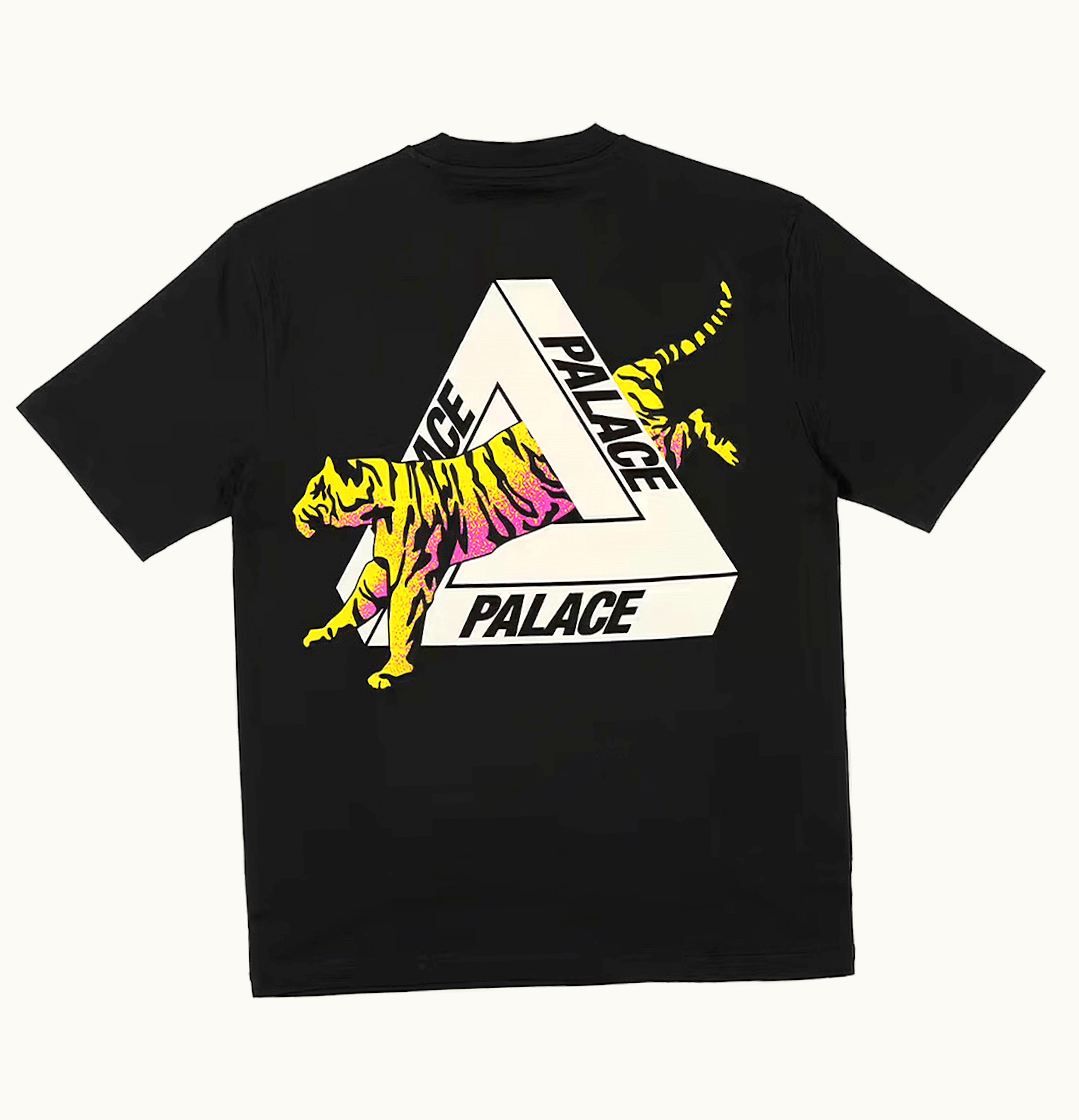 Palace Palace Seoul Exclusive Tiger Tri Ferg T Shirt Black