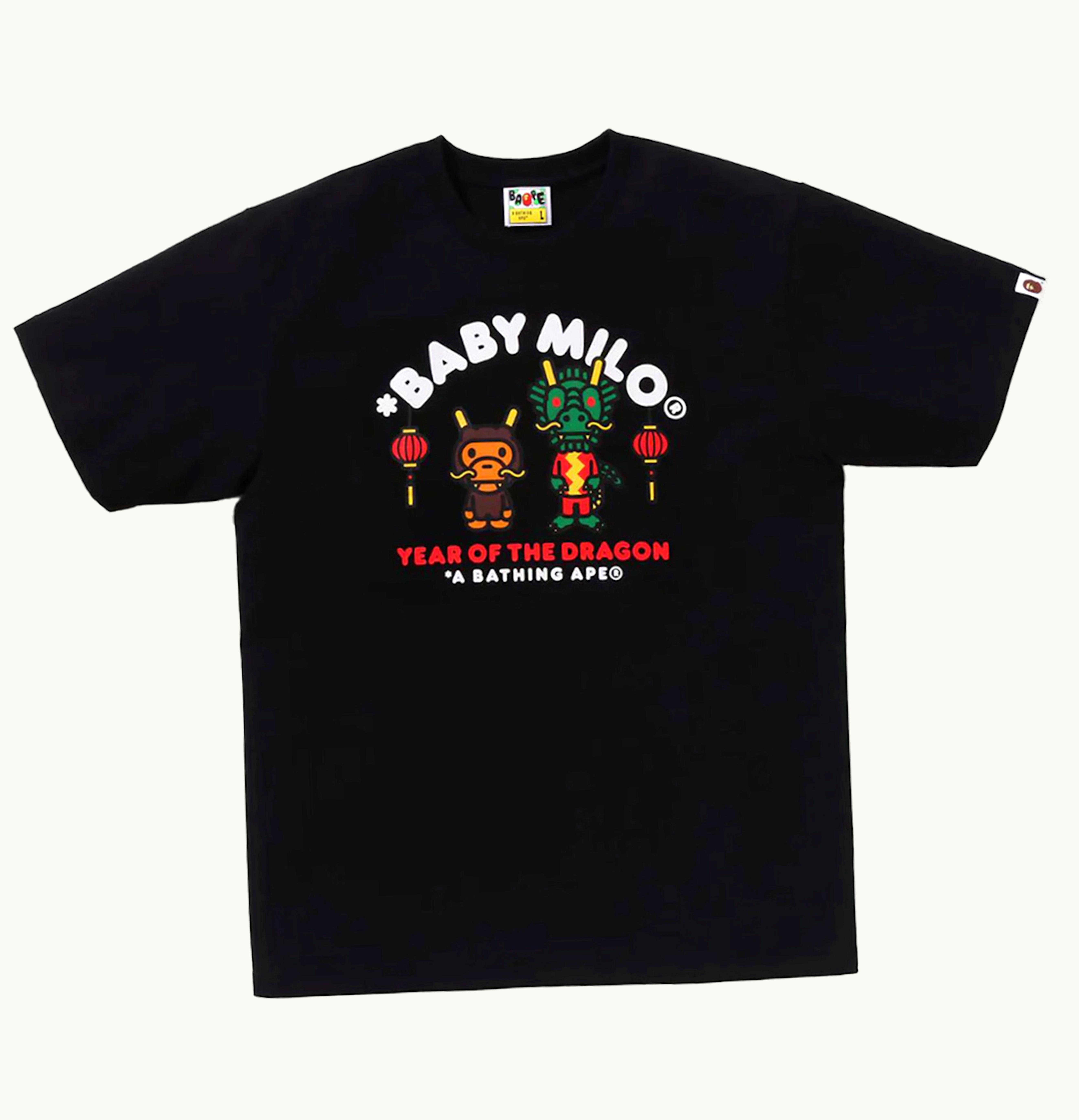 BAPE BAPE Year Of The Dragon Baby Milo Tee Black