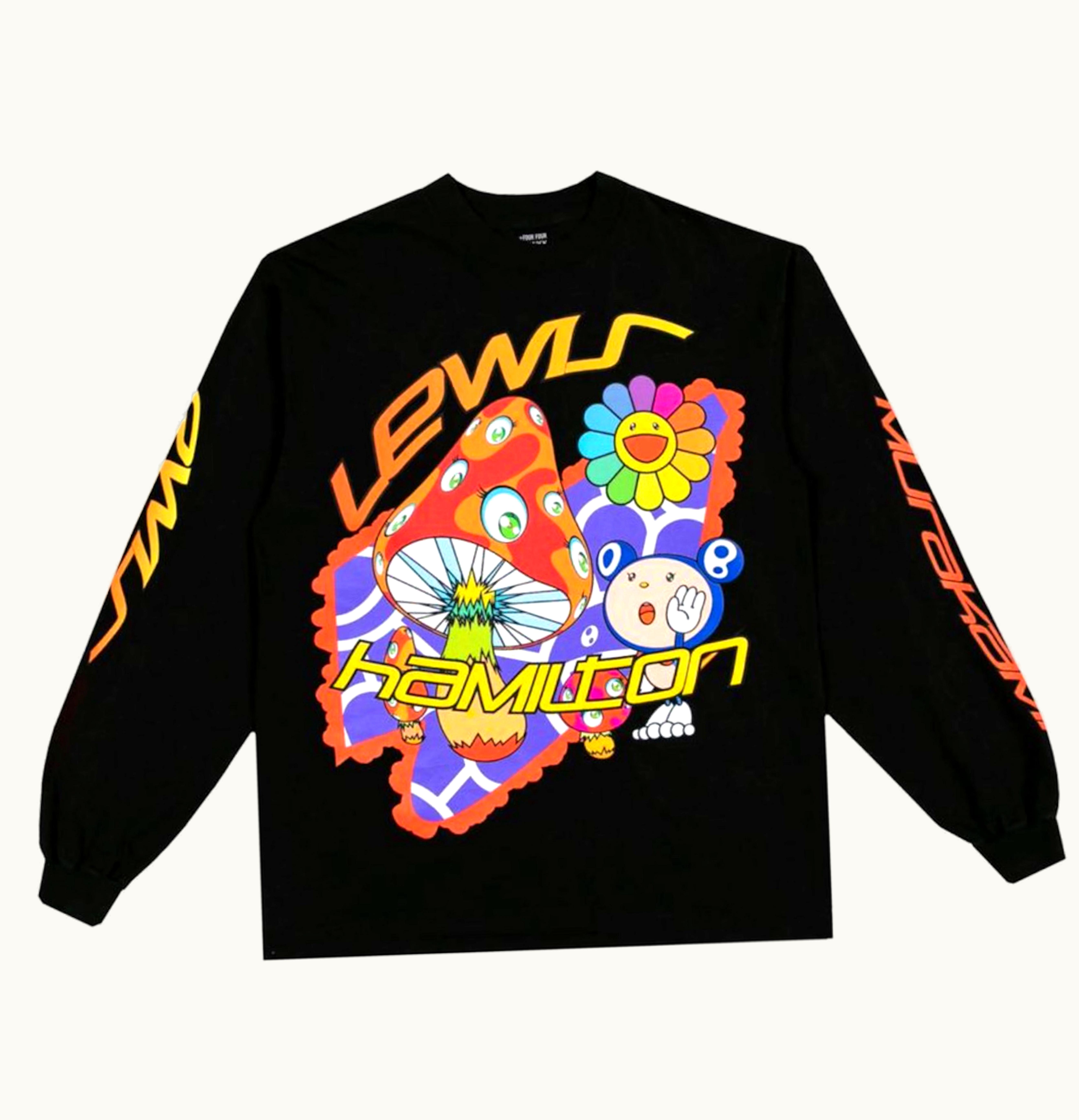 Takashi Murakami 44 Psychedelic Race L S T Shirt Black