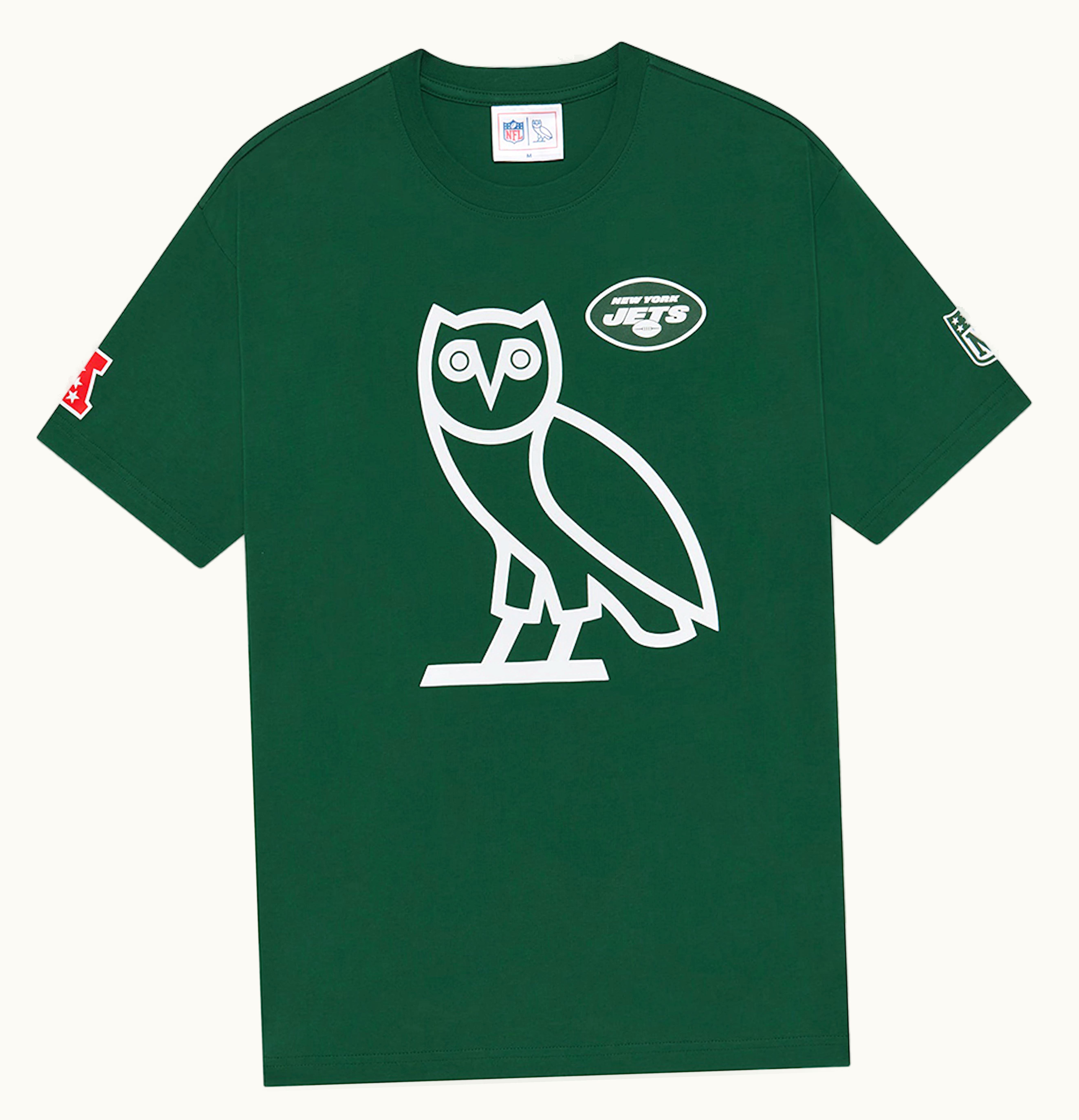 OVO OVO X NFL New York Jets Game Day T Shirt Green