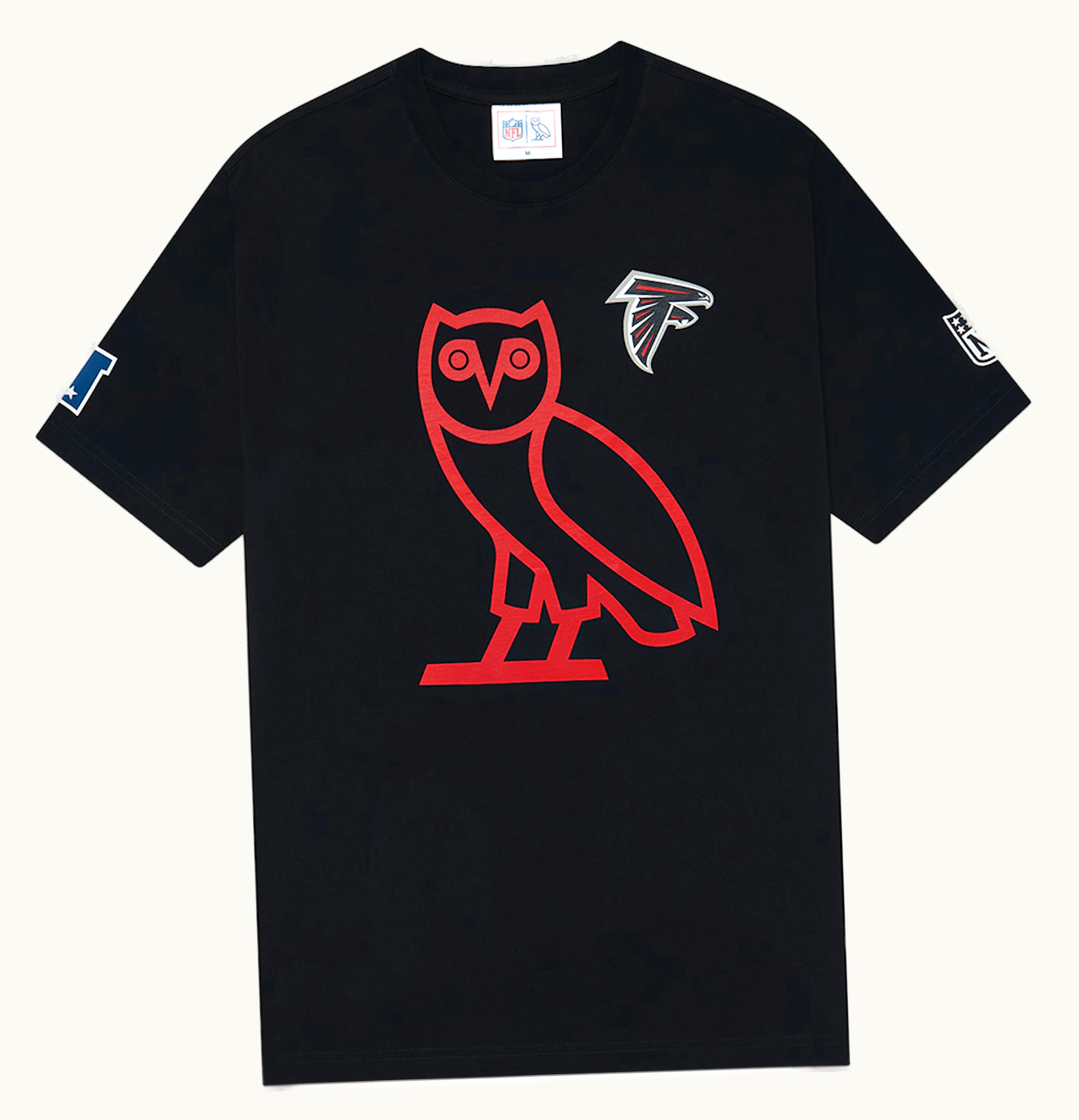 OVO OVO X NFL Atlanta Falcons Game Day T Shirt Black