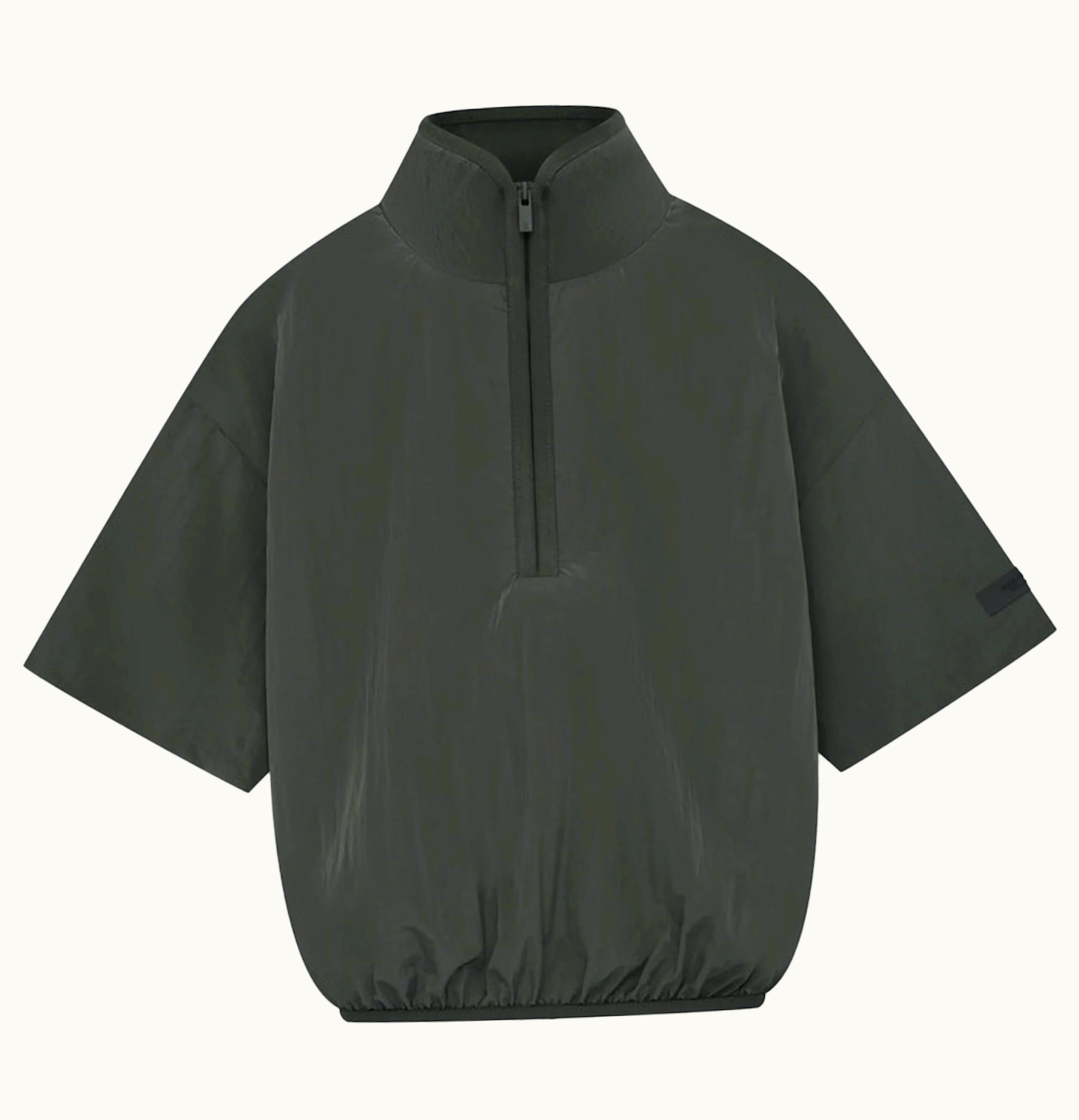 Fear of God Fear Of God Essentials Kids Halfzip Mockneck Shirt Ink